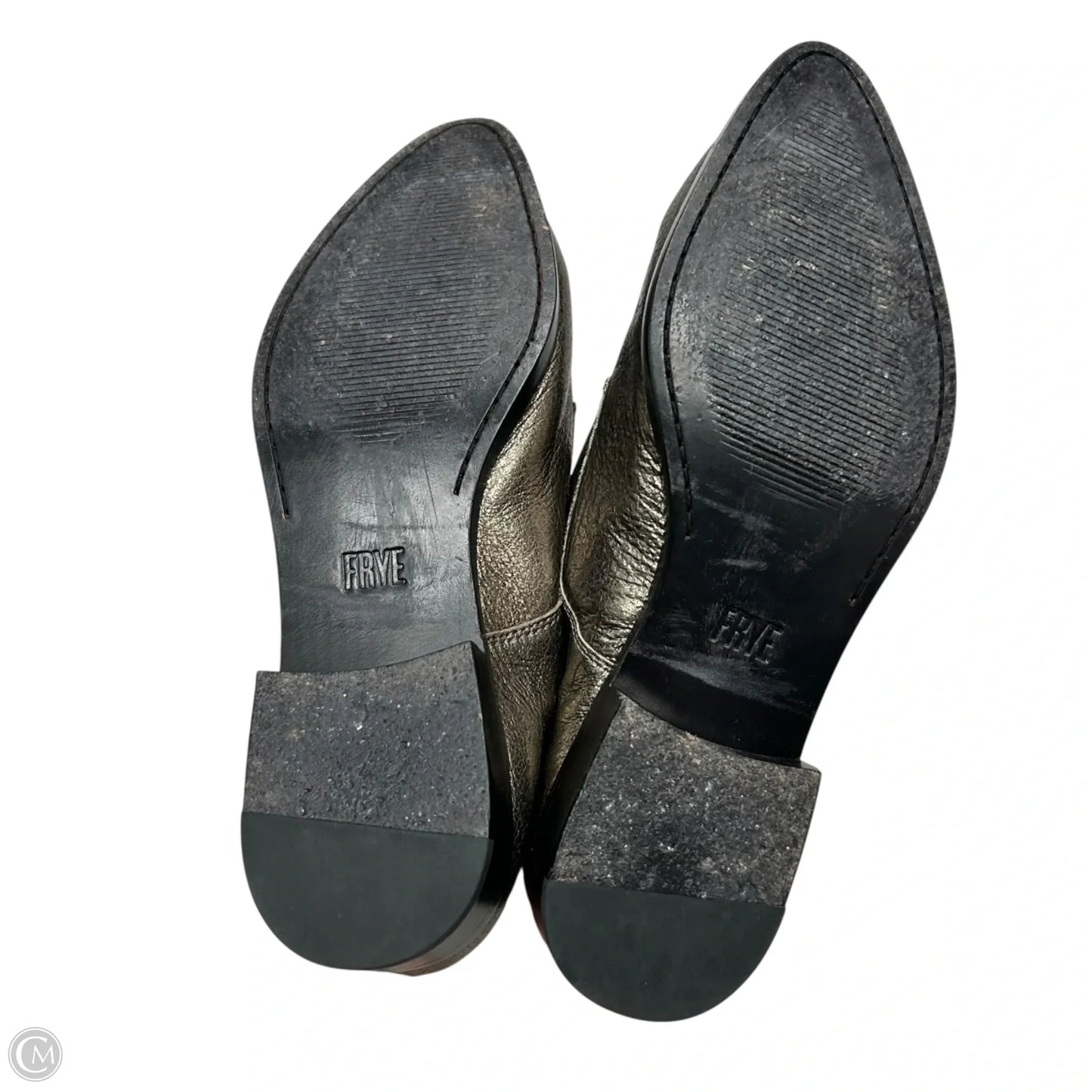 Shoes Designer By Frye In Bronze, Size: 7