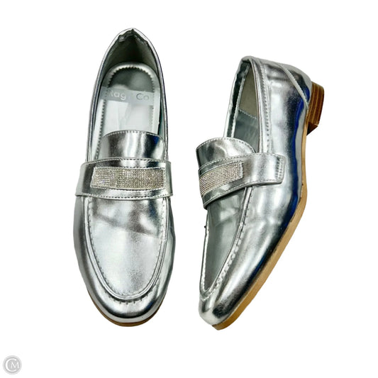 Shoes Flats By Rag & Co In Silver, Size: 7