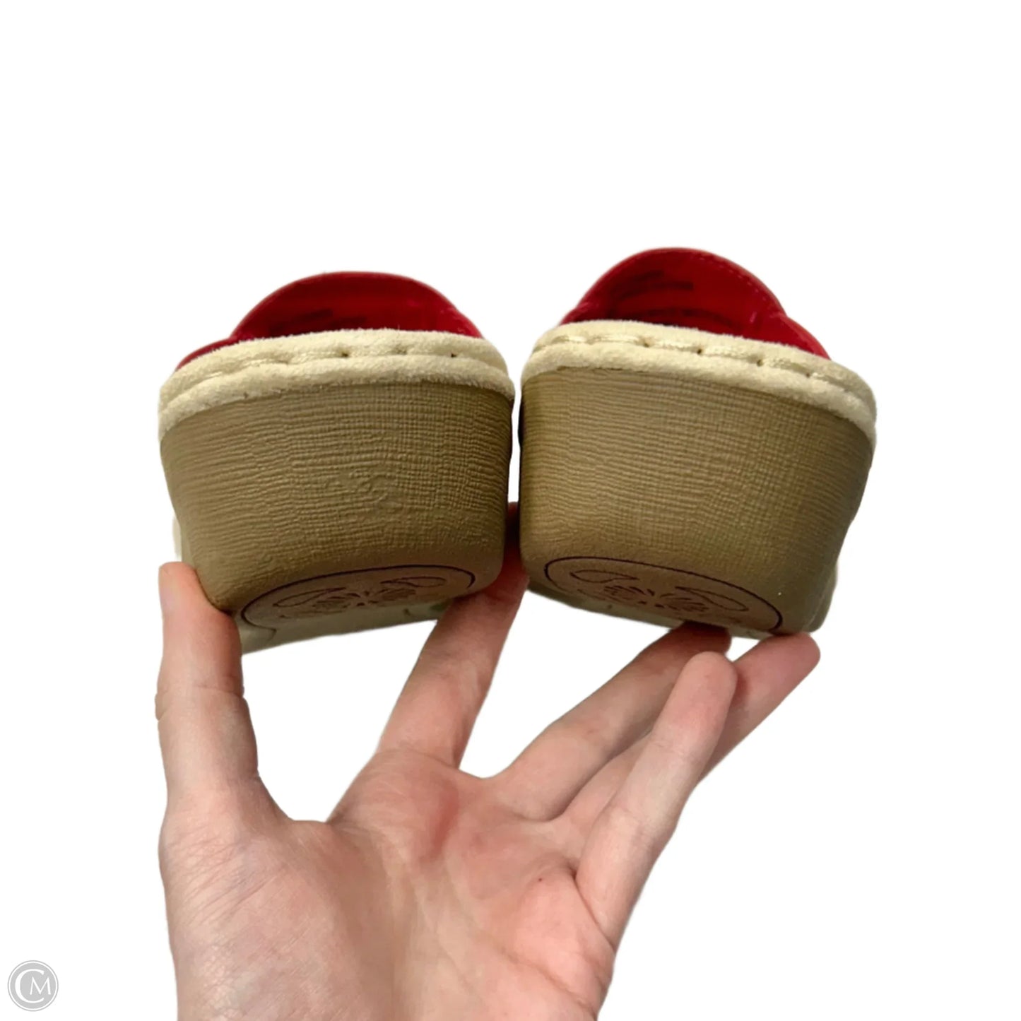 Sandals Heels Wedge By White Mountain In Red, Size: 8
