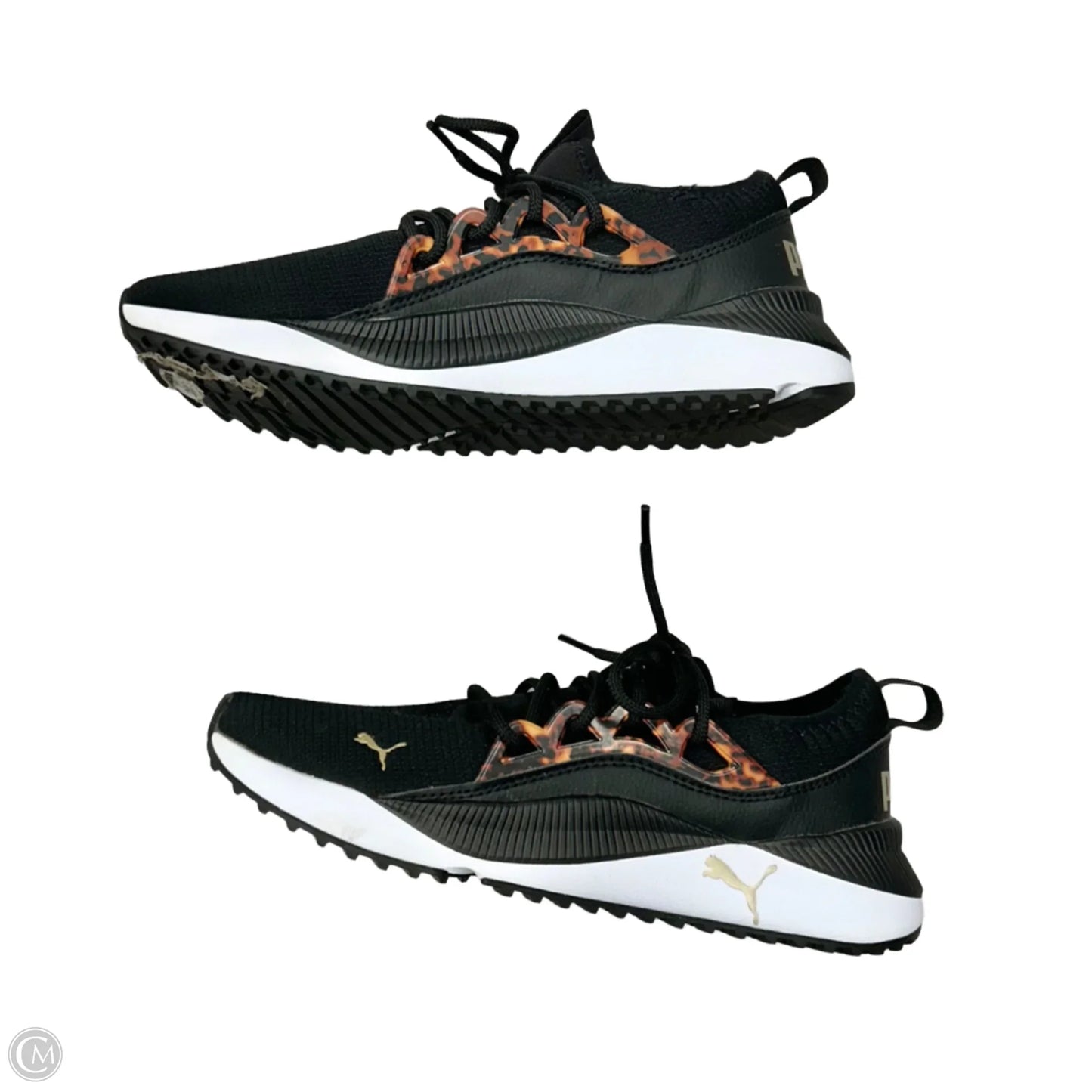 Shoes Athletic By Puma In Black & Brown, Size: 8