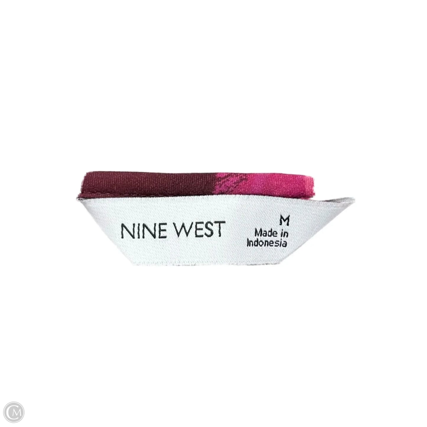 Dress Party Midi By Nine West In Maroon, Size: M