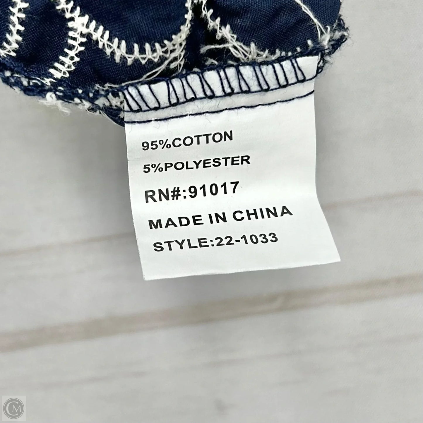 Top Short Sleeve By Solitaire In Navy, Size: Xl