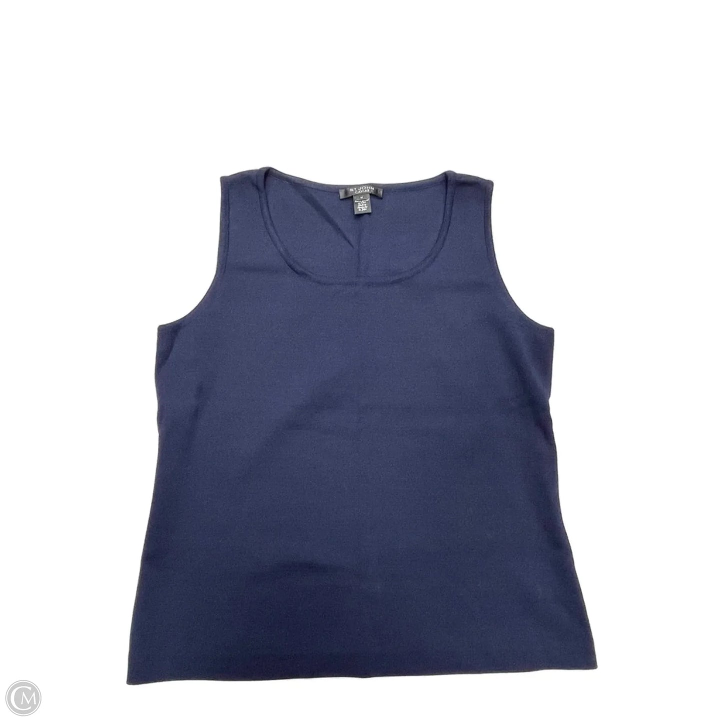 Tank Top Designer By St. John In Navy, Size: M