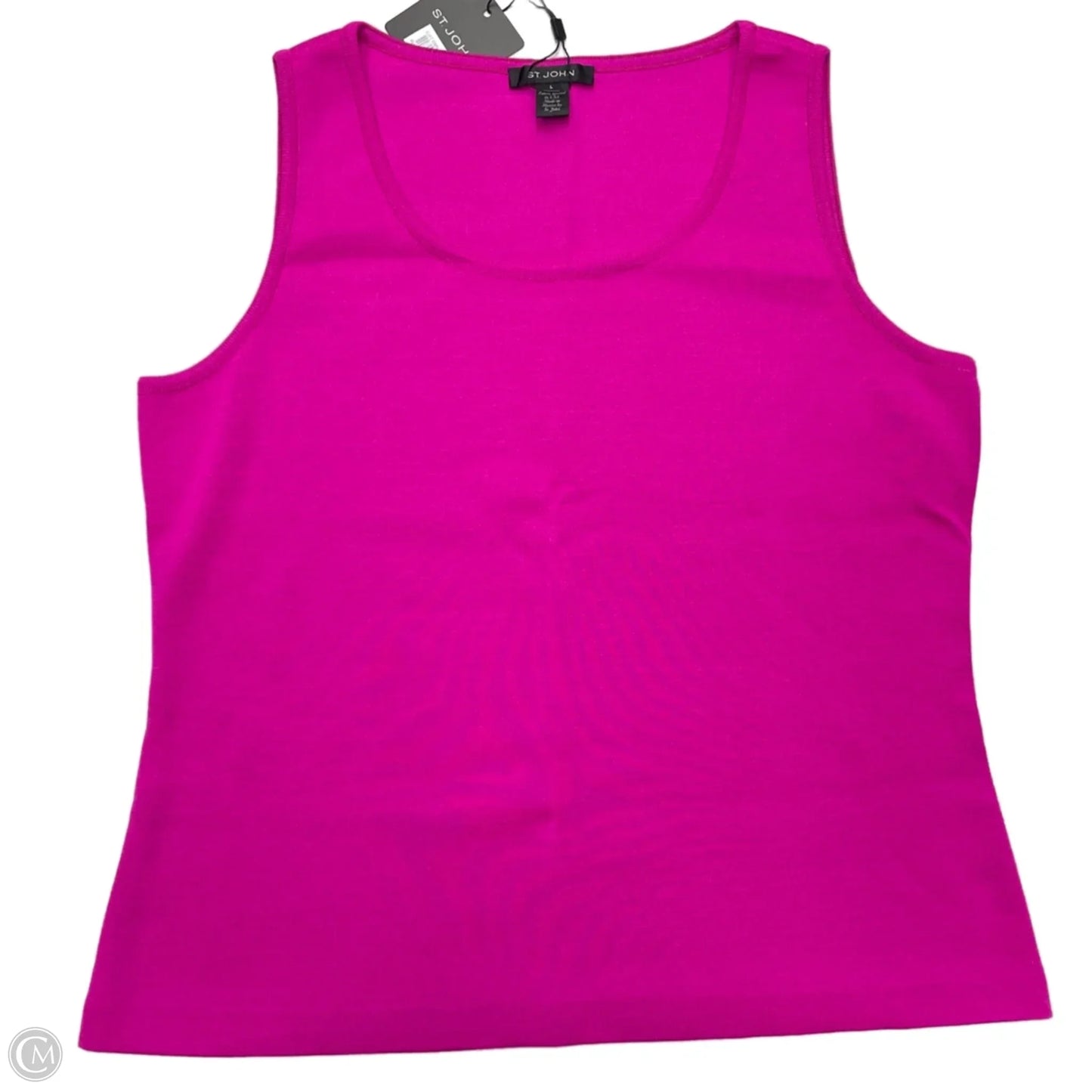 Tank Top Designer By St. John In Pink, Size: L