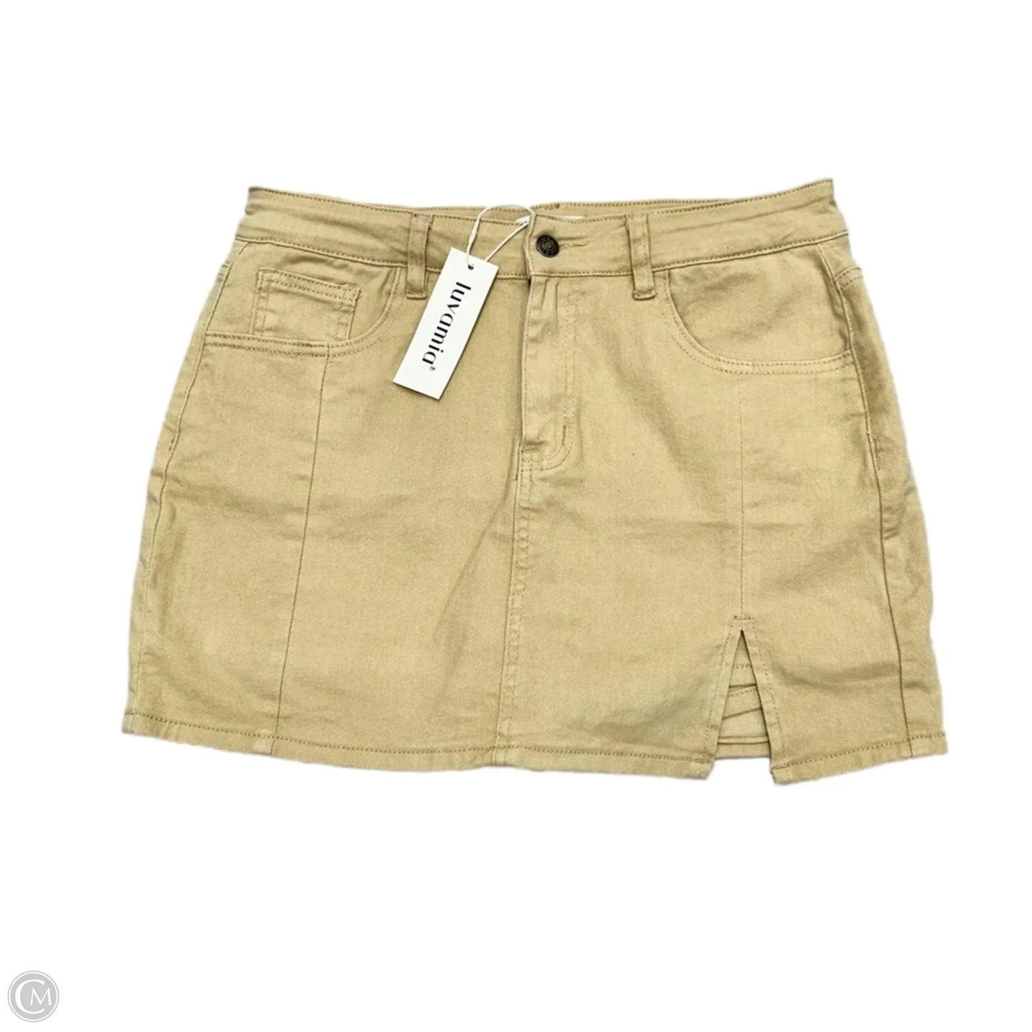 Skort By Luvamia In Tan, Size: L
