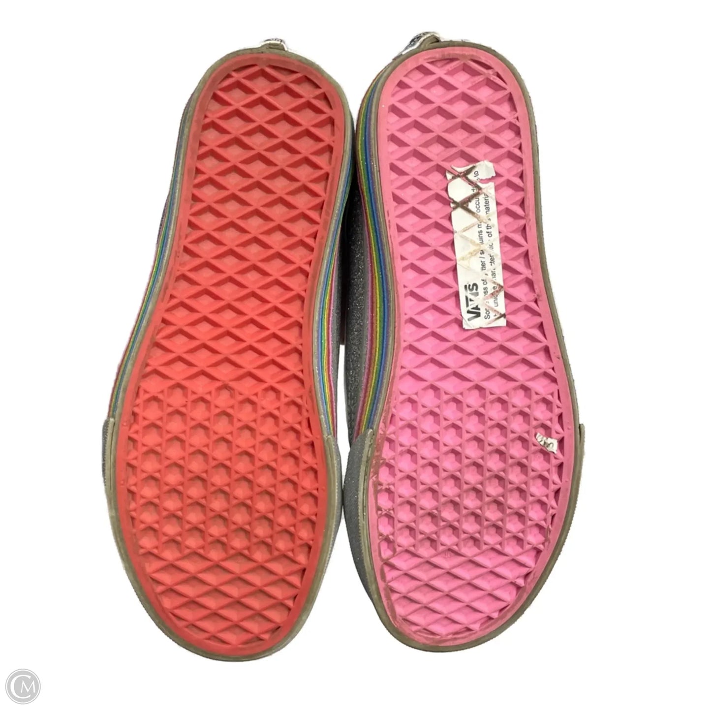 Shoes Sneakers By Vans In Rainbow Print, Size: 7