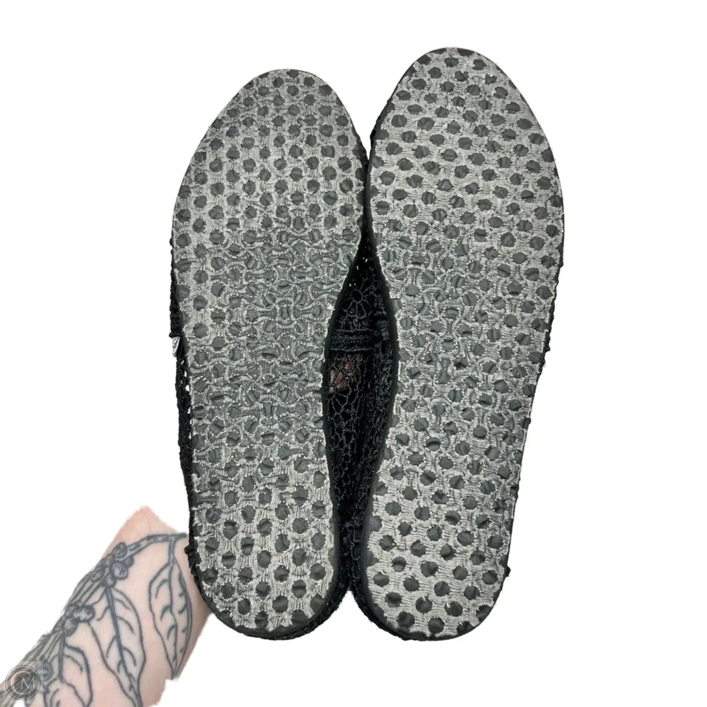 Shoes Flats By Toms In Black, Size: 7.5