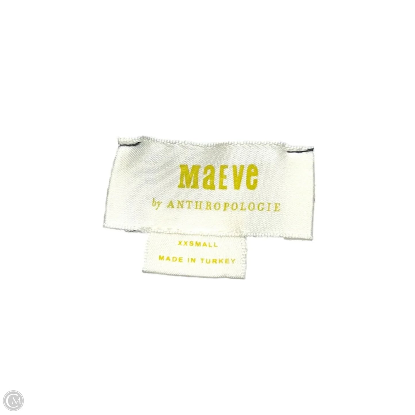 Top Short Sleeve By Maeve In Black & White, Size: S