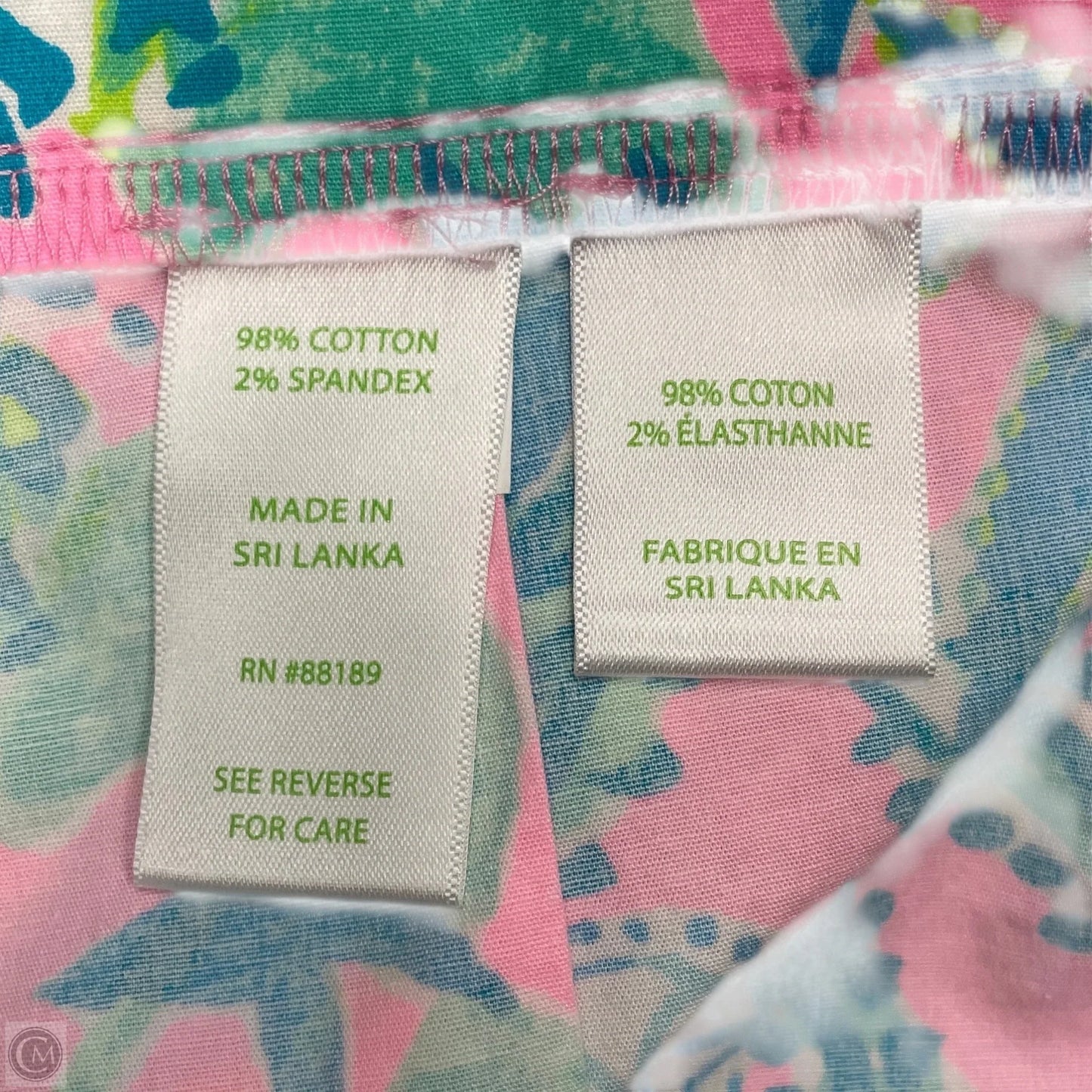 Shorts Designer By Lilly Pulitzer In Blue & Pink, Size: Xl