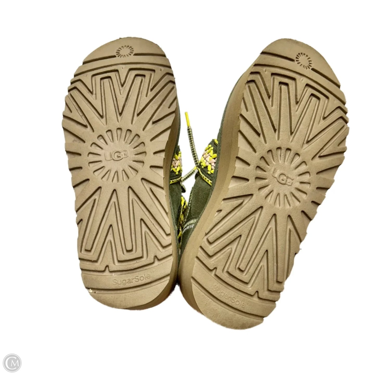 Boots Designer By Ugg In Green, Size: 6