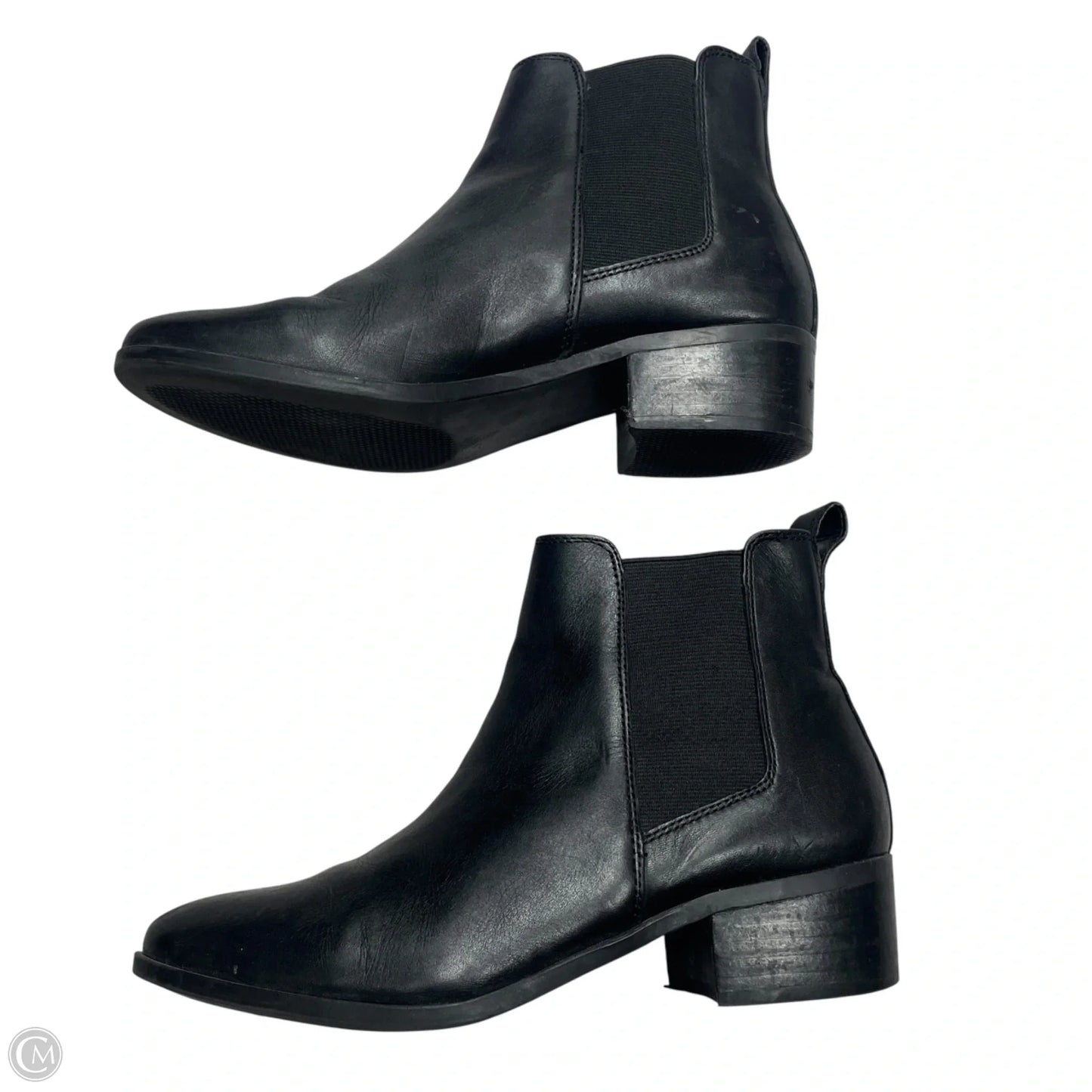 Boots Ankle Heels By Steve Madden In Black, Size: 7