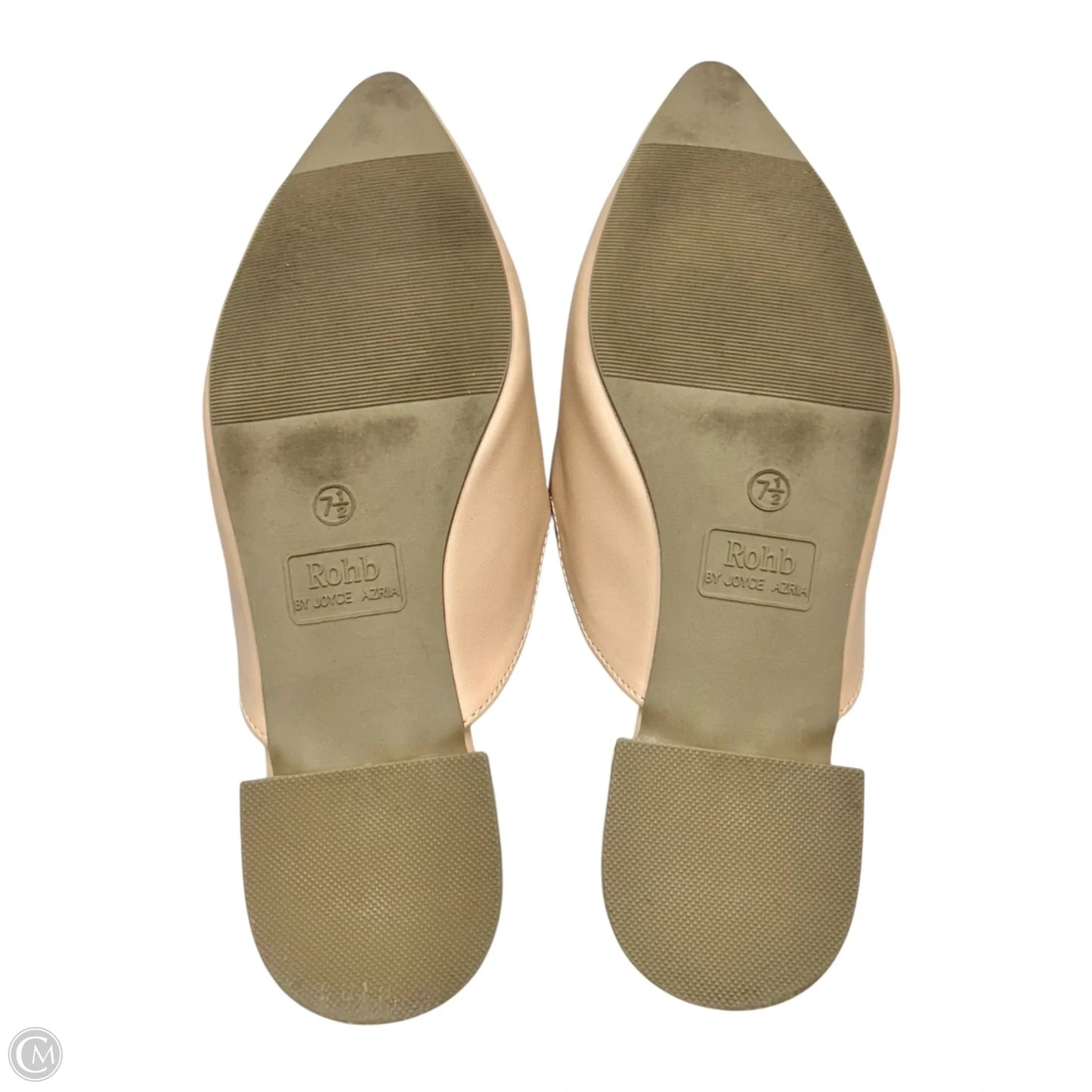 Shoes Flats By Rohb In Pale Pink, Size: 7.5