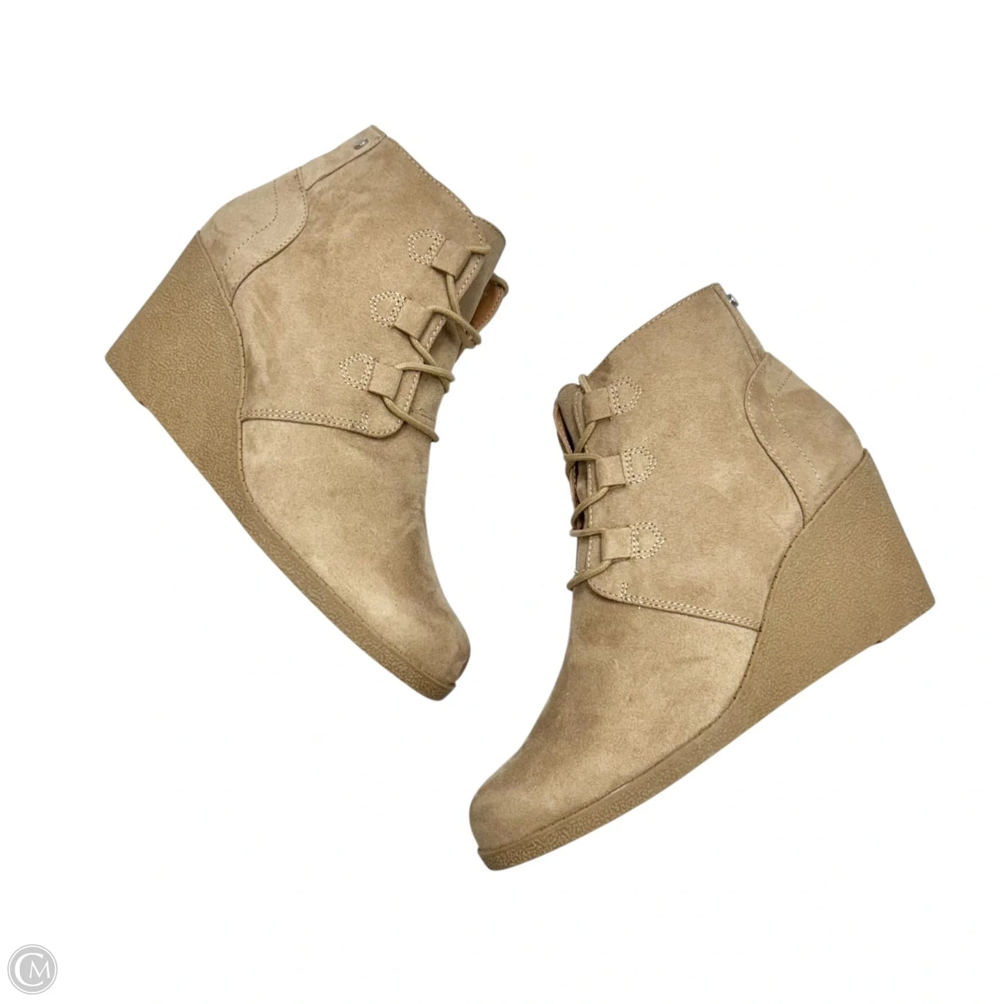 Shoes Heels Wedge By Style And Company In Tan, Size: 9.5