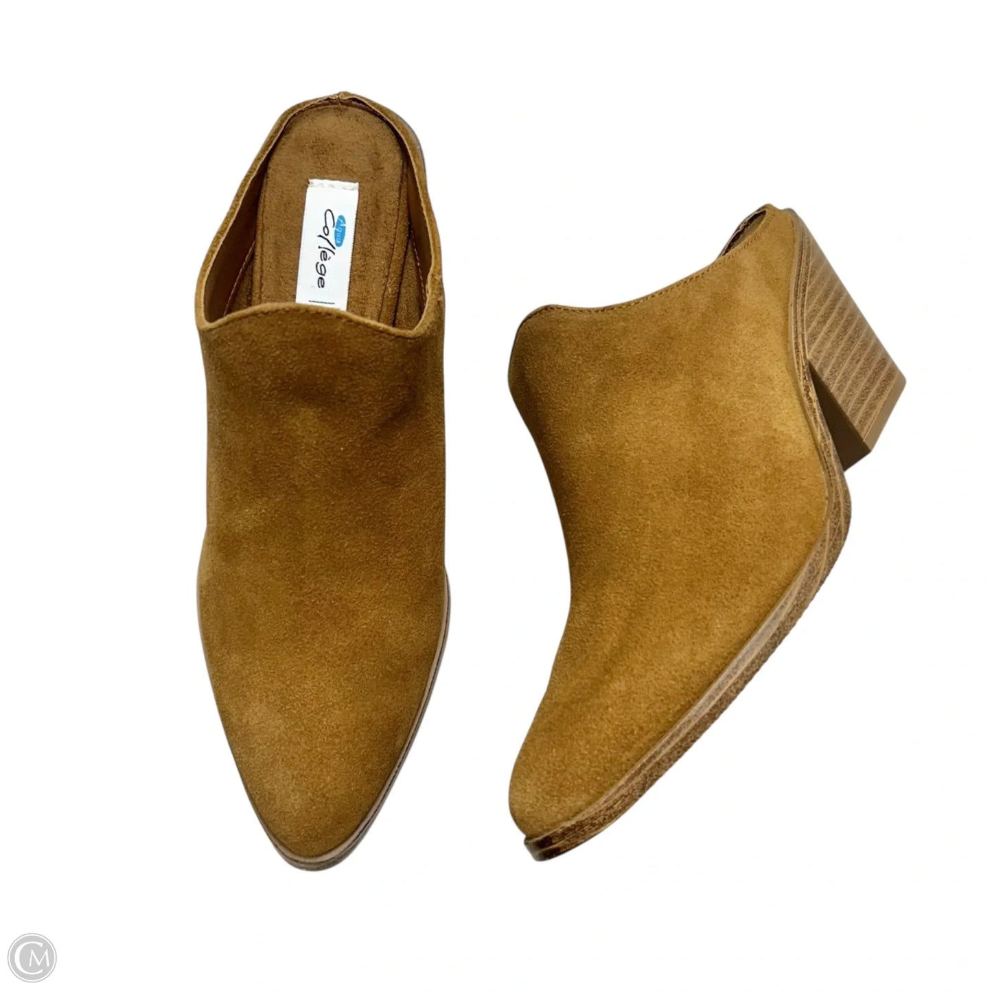 Shoes Heels Block By Aqua College In Tan, Size: 7.5