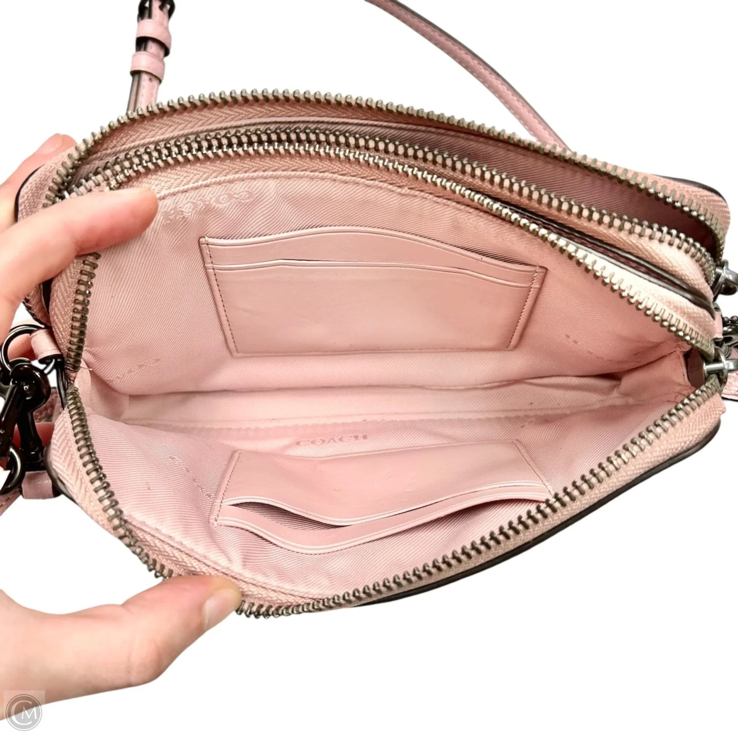 Crossbody Designer By Coach, Size: Small