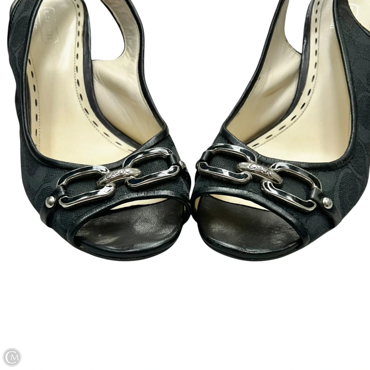Sandals Designer By Coach In Black, Size: 8