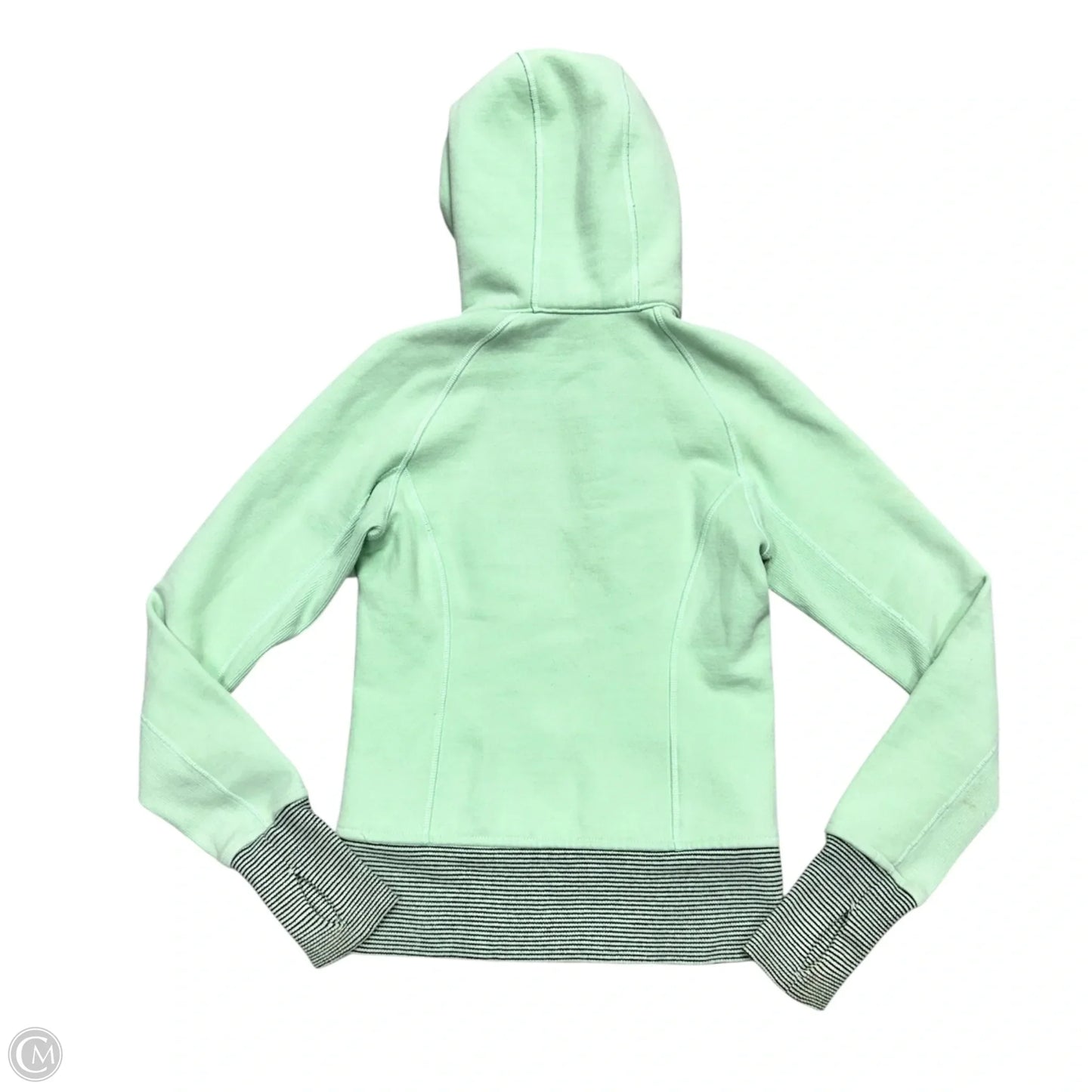 Athletic Jacket By Lululemon In Green, Size: Xs