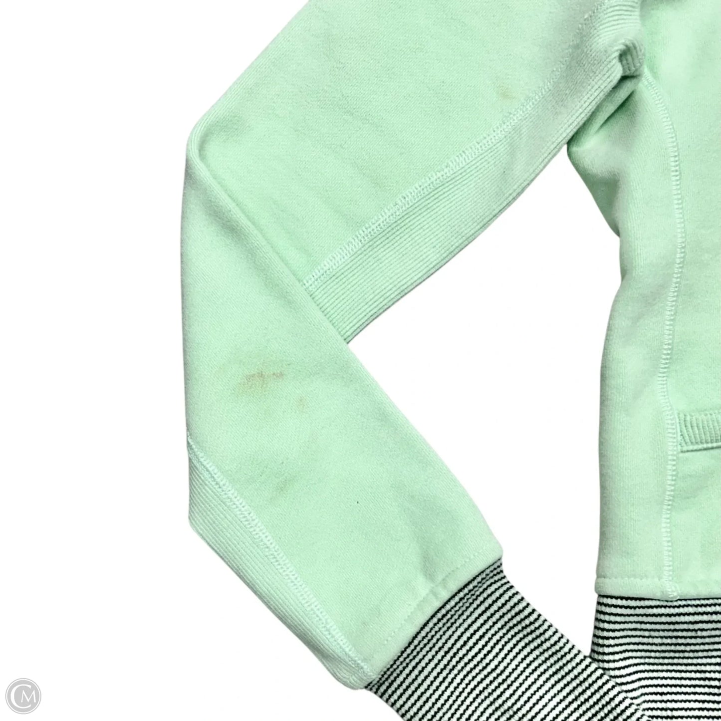 Athletic Jacket By Lululemon In Green, Size: Xs