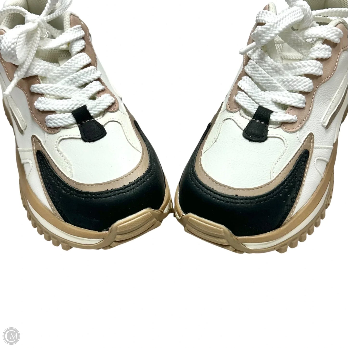 Shoes Sneakers Platform By Blowfish In Tan & White, Size: 5.5