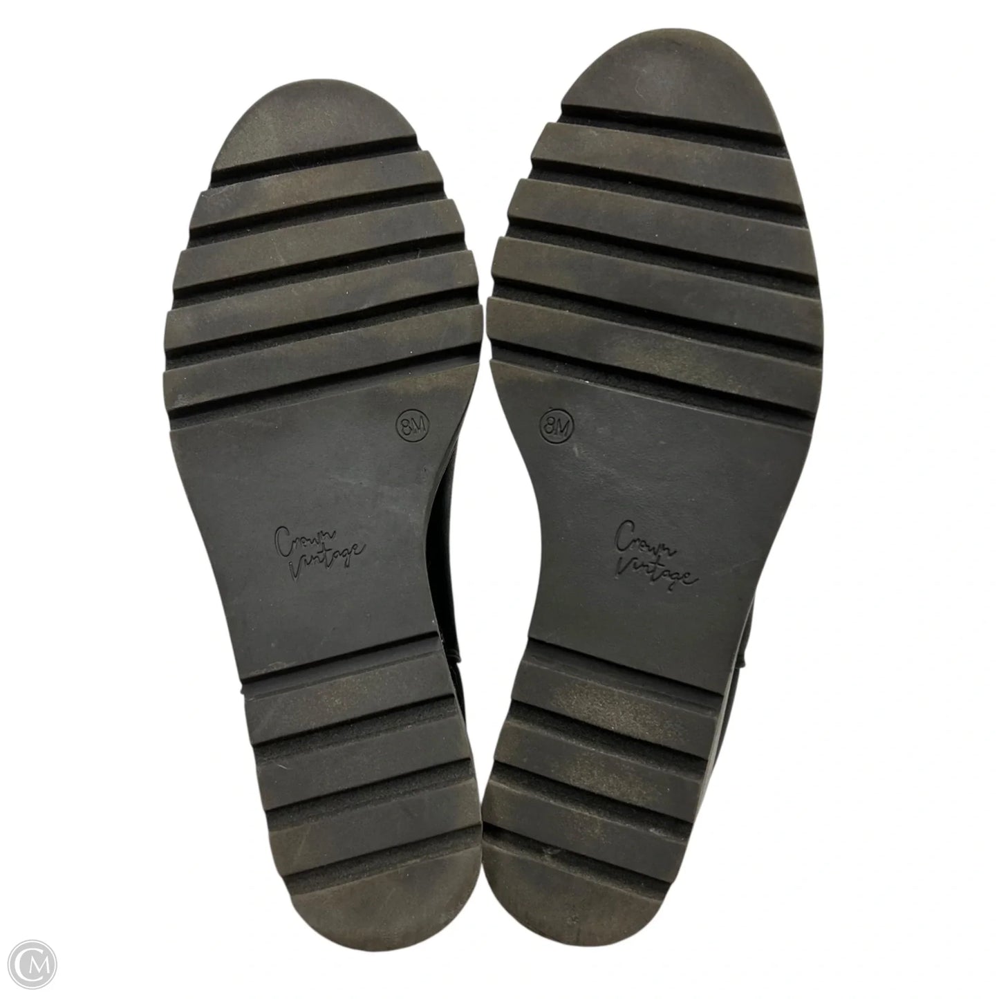 Boots Ankle Heels By Crown Vintage In Black, Size: 8