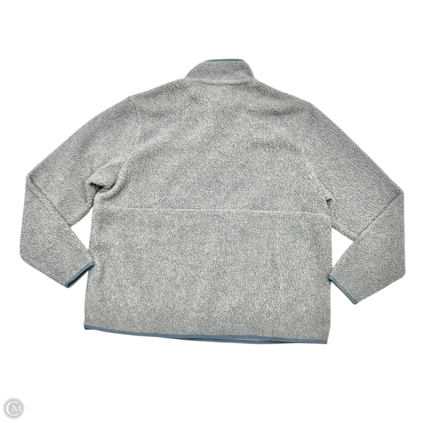Jacket Fleece By Patagonia In Grey, Size: Xxl