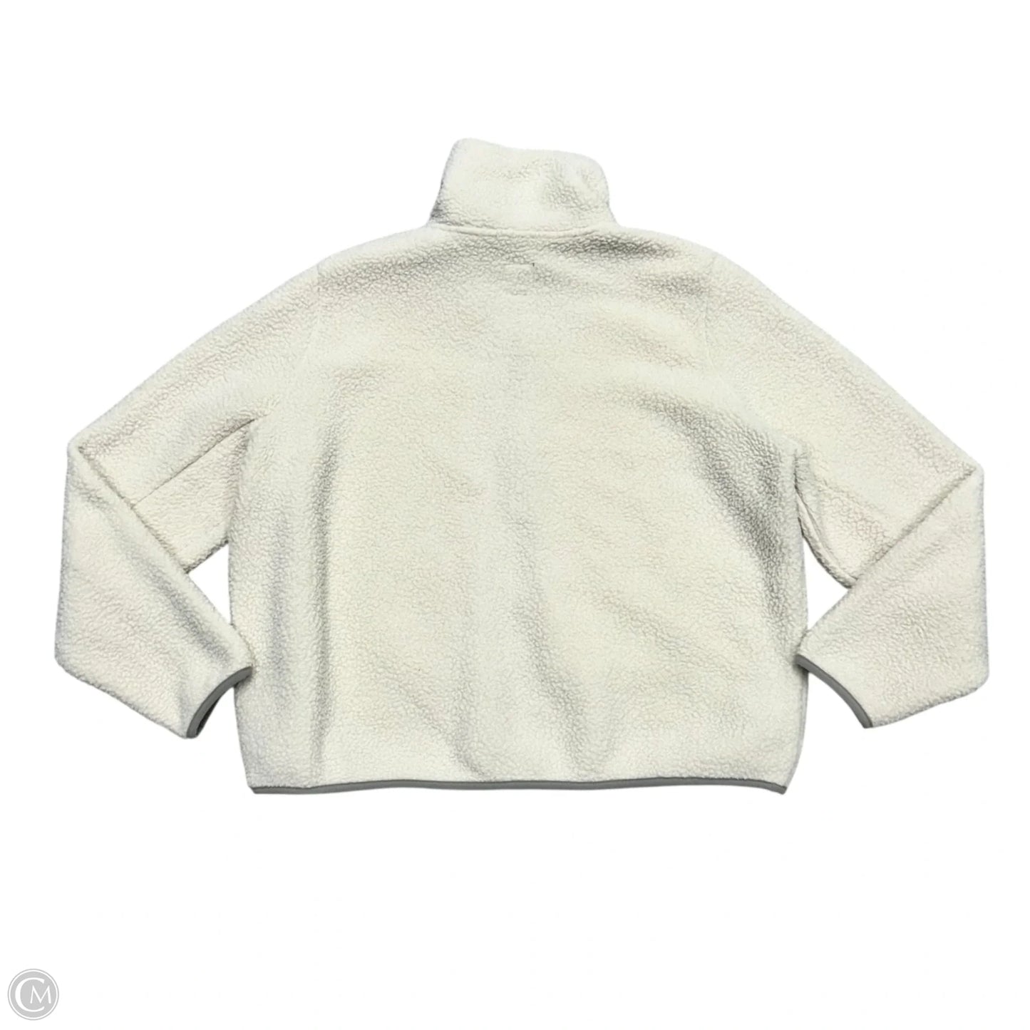 Jacket Faux Fur & Sherpa By Vuori In Cream, Size: Xxl