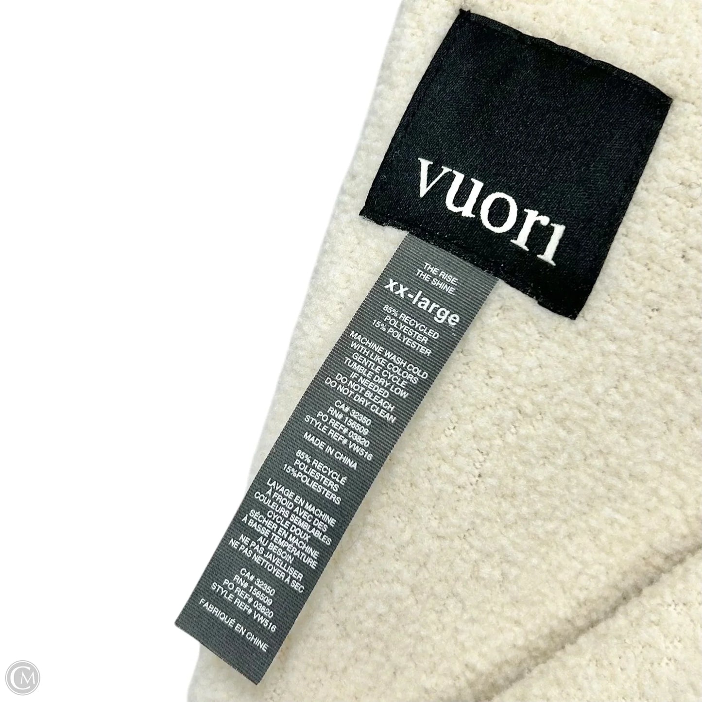 Jacket Faux Fur & Sherpa By Vuori In Cream, Size: Xxl