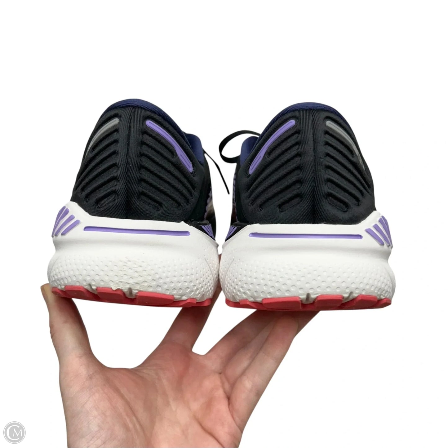 Shoes Athletic By Brooks In Black & Pink, Size: 7
