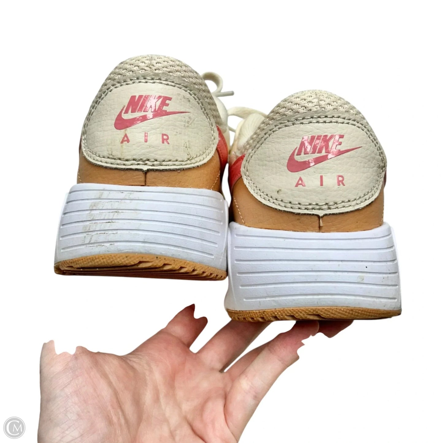 Shoes Athletic By Nike In Pink & Tan, Size: 7.5