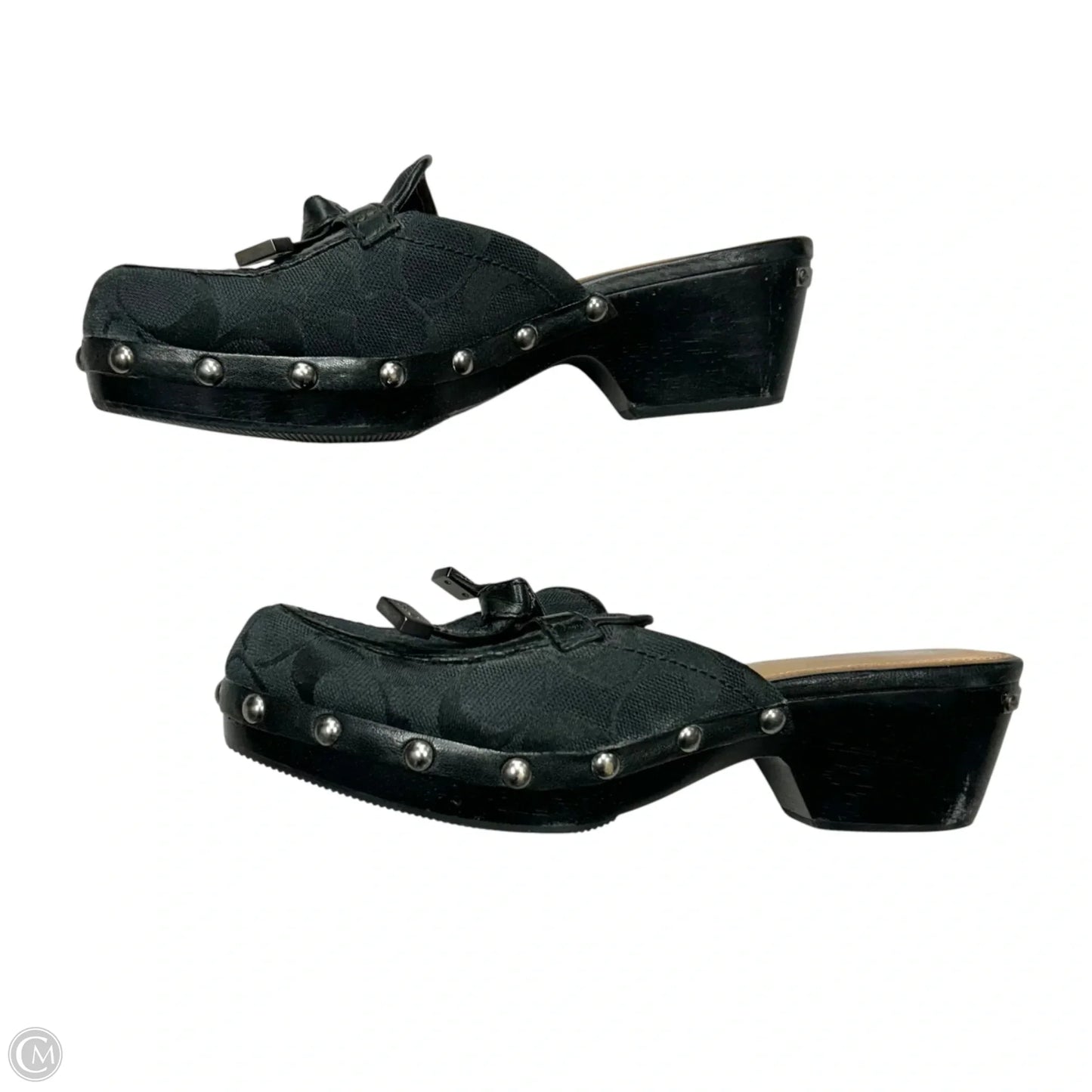 Shoes Designer By Coach In Black, Size: 6