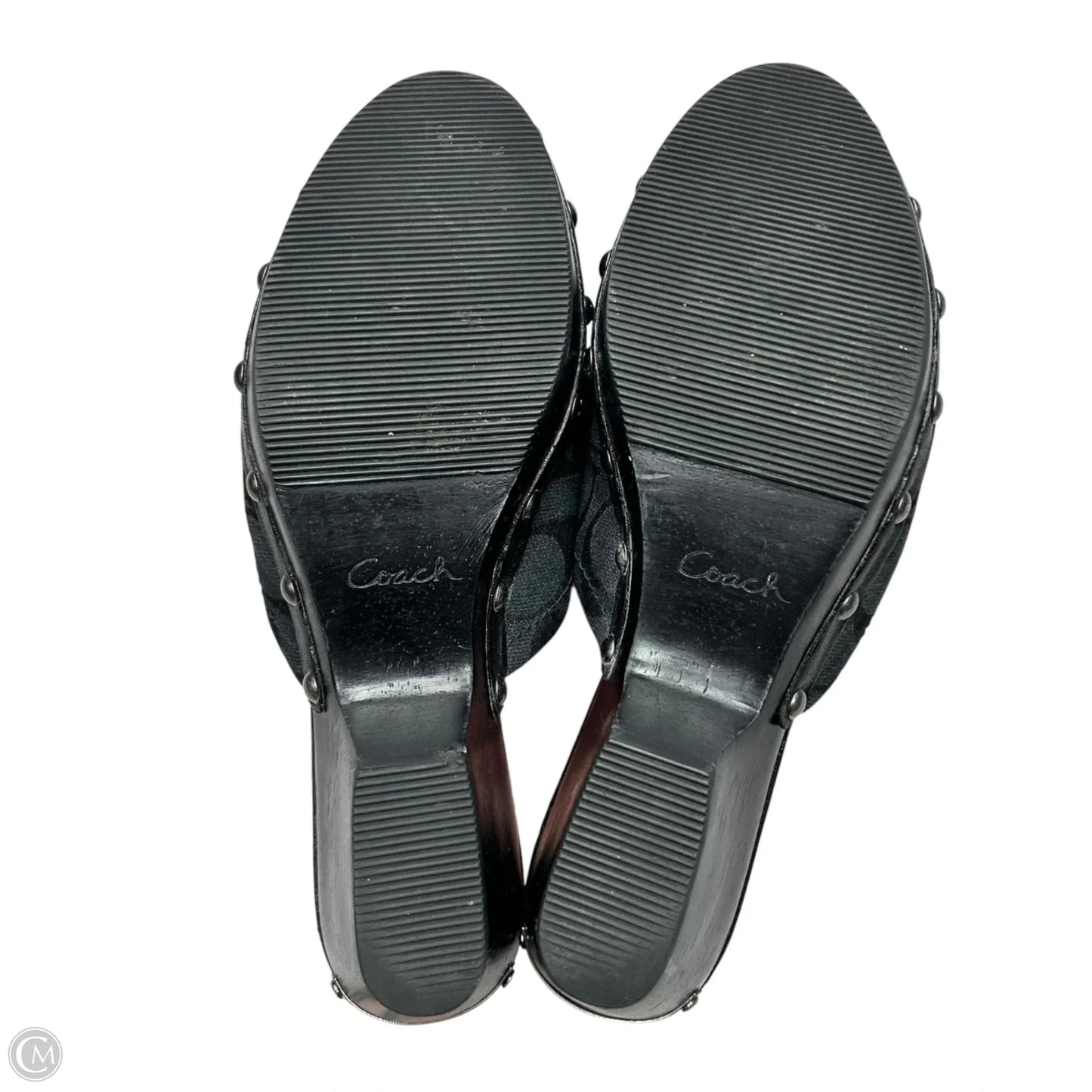 Shoes Designer By Coach In Black, Size: 6