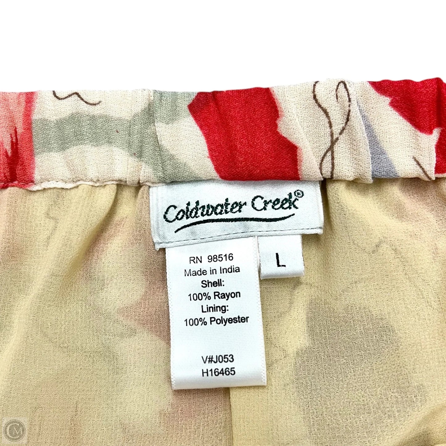 Skirt Maxi By Coldwater Creek In Floral Print, Size: L