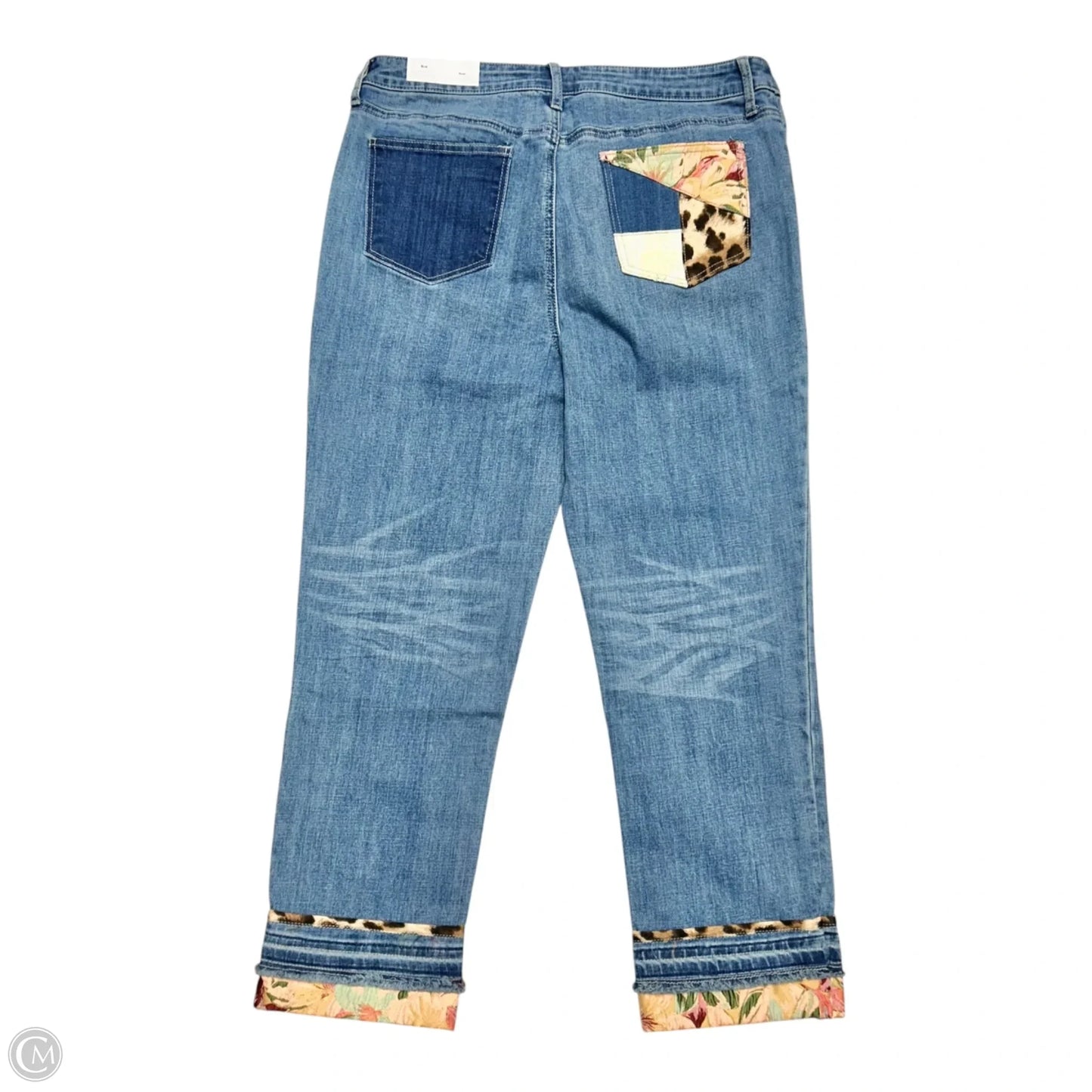 Jeans Boyfriend By Chicos In Blue Denim, Size: 12