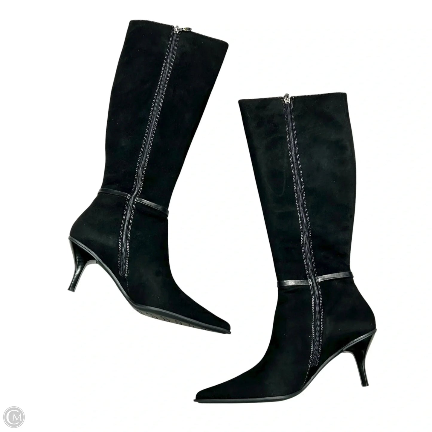 Boots Knee Heels By Circa Joan And David In Black, Size: 10