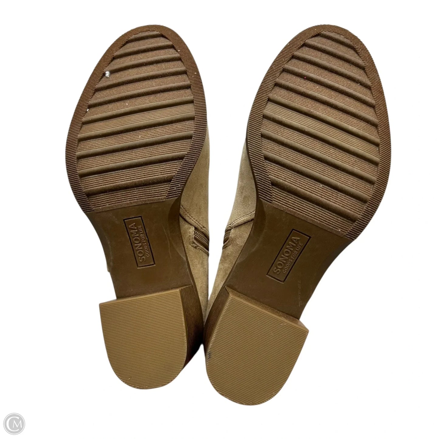 Boots Ankle Heels By Sonoma In Tan, Size: 8.5