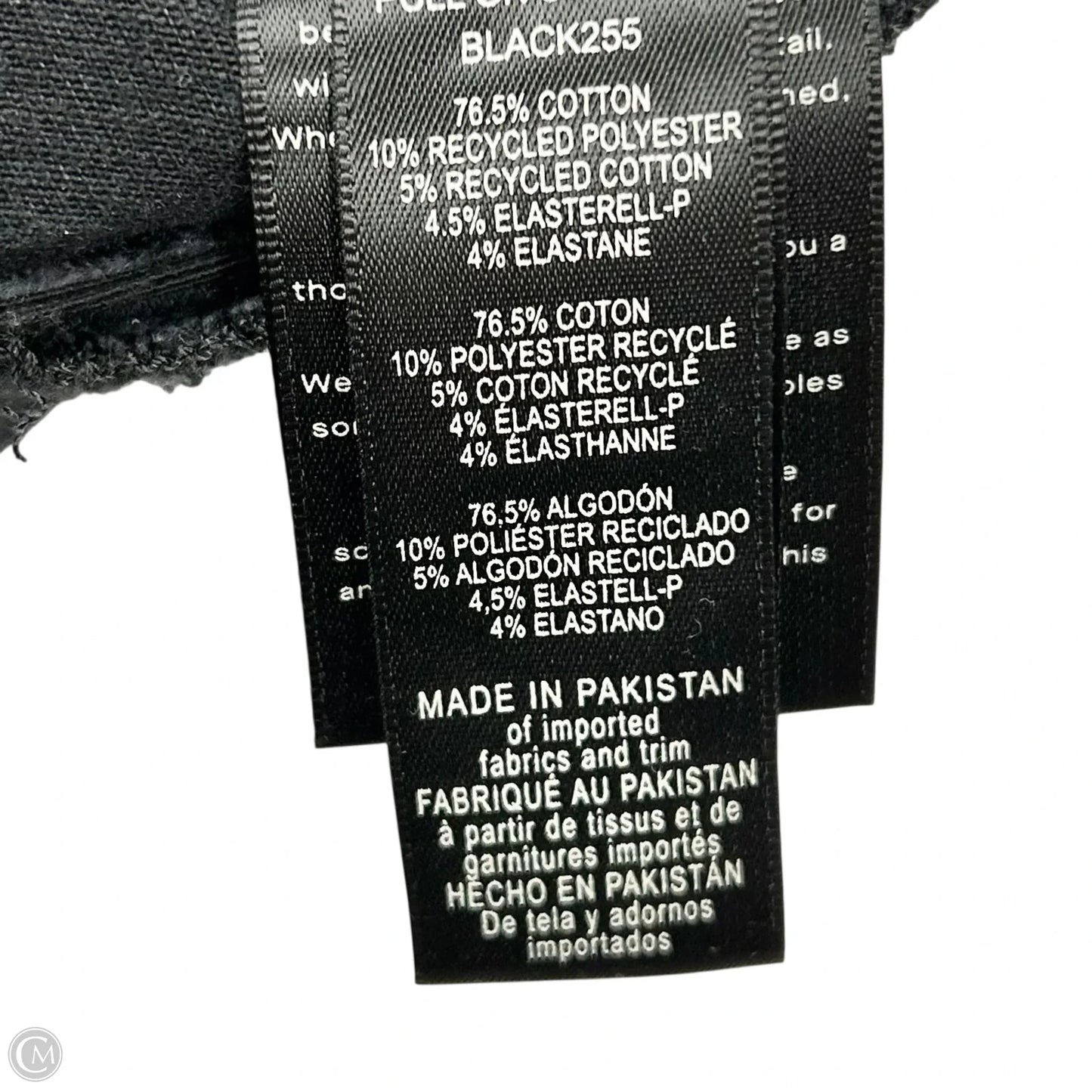 Jeans Wide Leg By Good American In Black Denim, Size: Xl