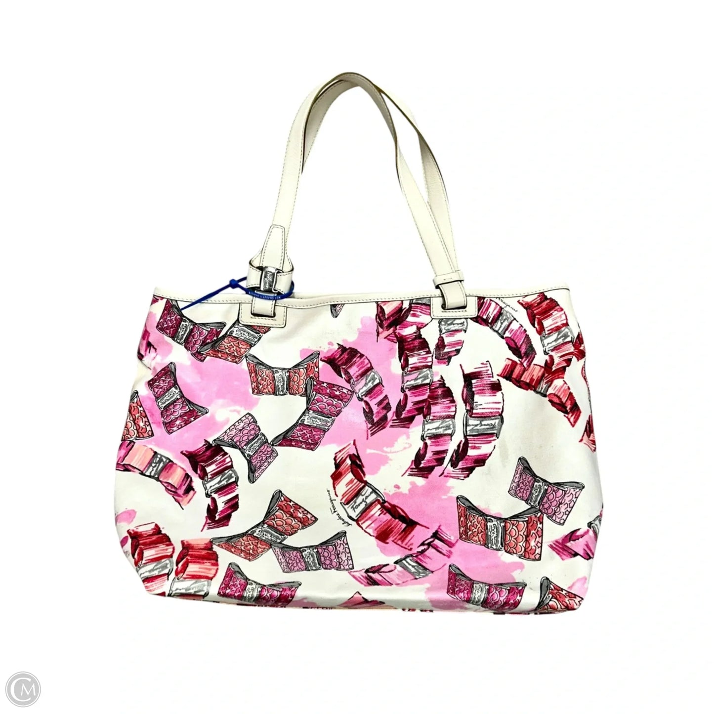 Tote Luxury Designer By Ferragamo, Size: Medium