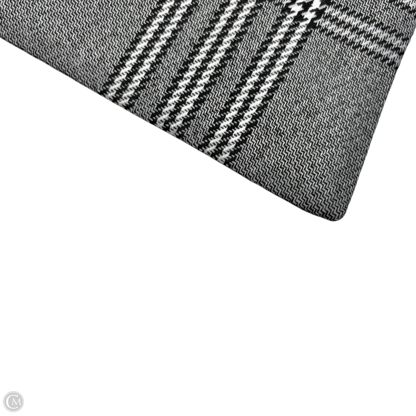 Dress Casual Short Maje In Grey & White, Size: S