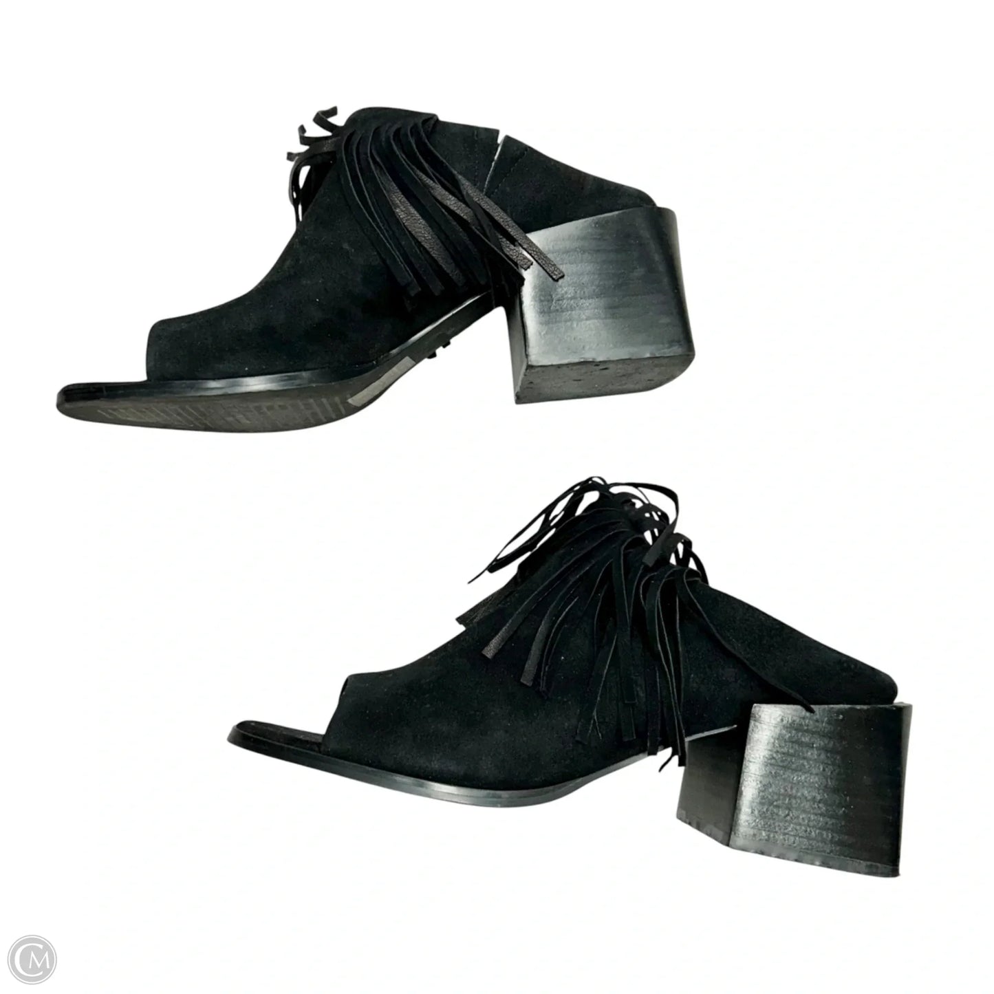 Shoes Heels Block By Sol Sana In Black, Size: 7.5