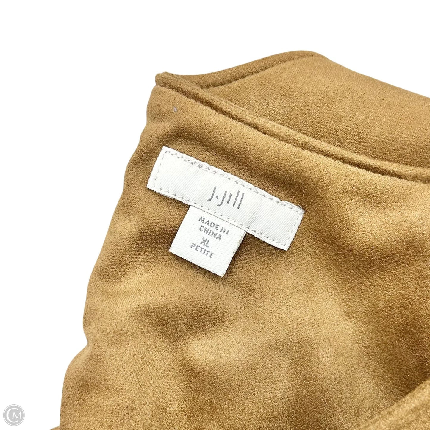 Jacket Moto By J. Jill In Tan, Size: Xlp