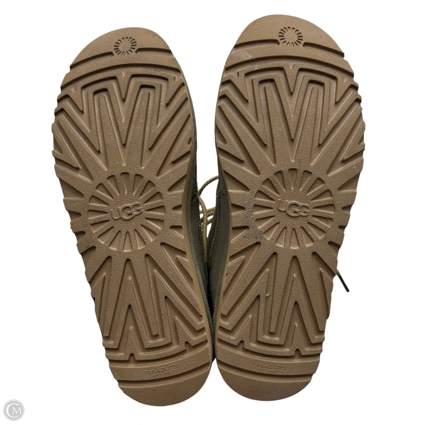 Boots Designer By Ugg In Green, Size: 7