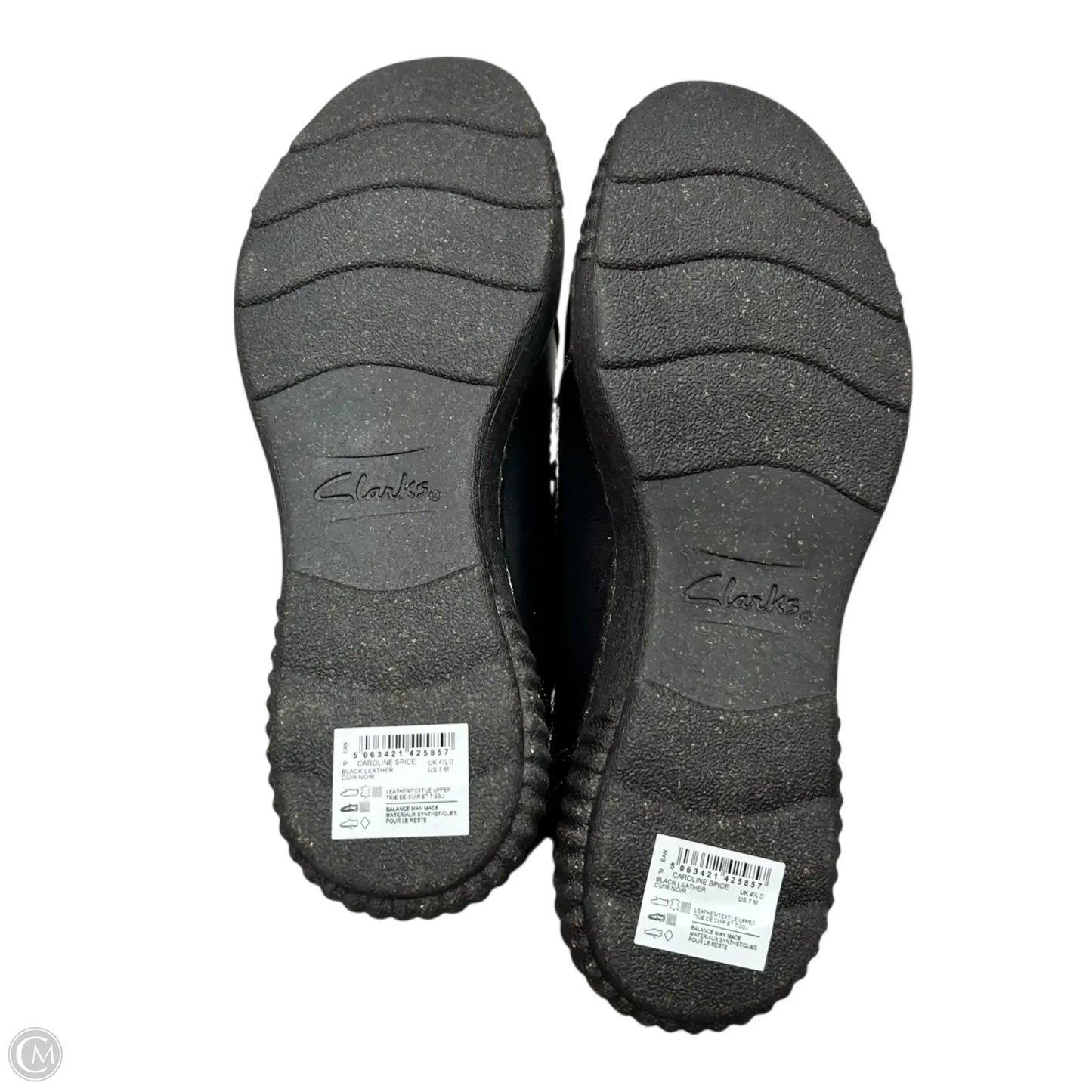 Shoes Sneakers By Clarks In Black, Size: 7