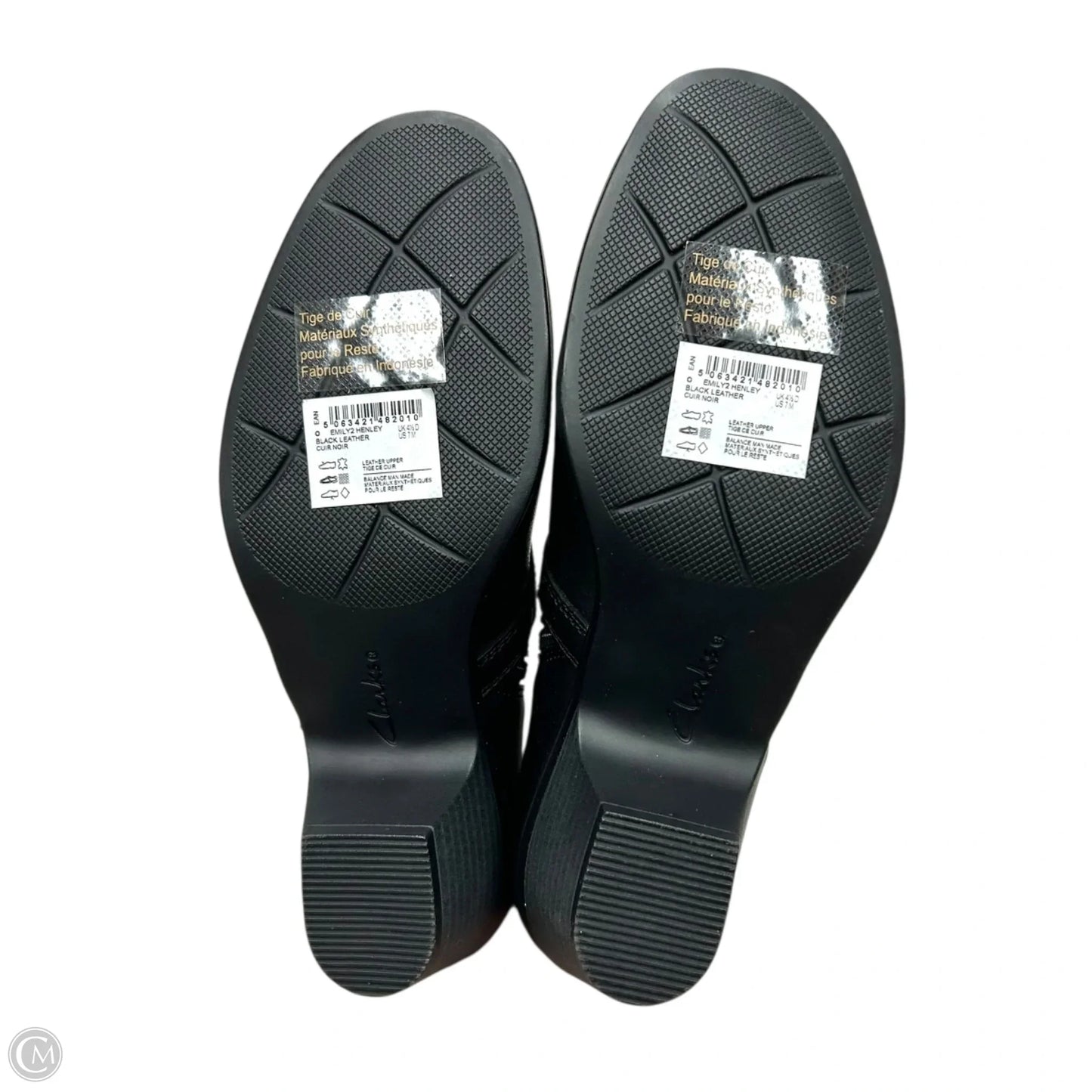 Boots Ankle Heels By Clarks In Black, Size: 7