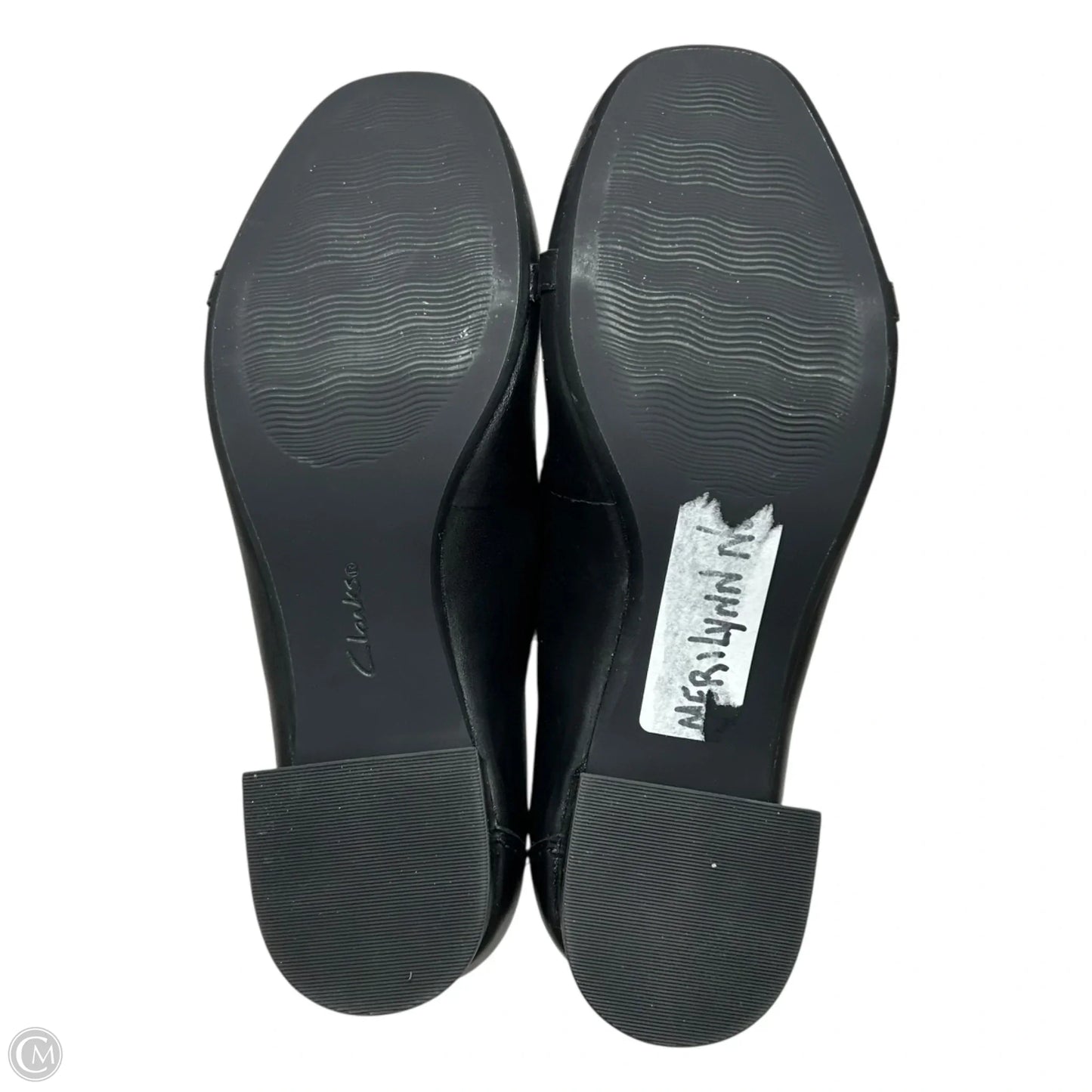 Shoes Heels Block By Clarks In Black, Size: 8.5