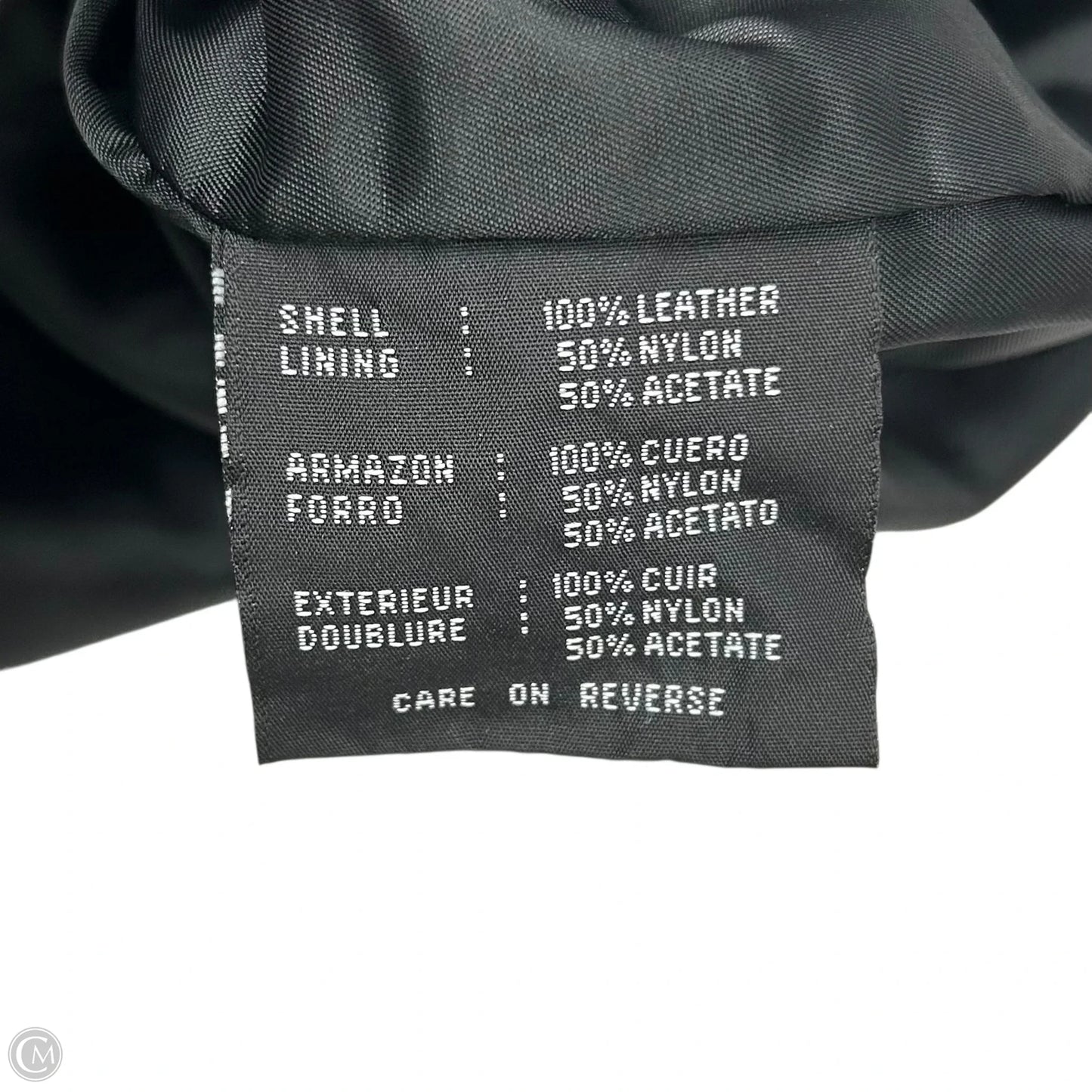 Coat Leather By Kenneth Cole Reaction In Black, Size: L