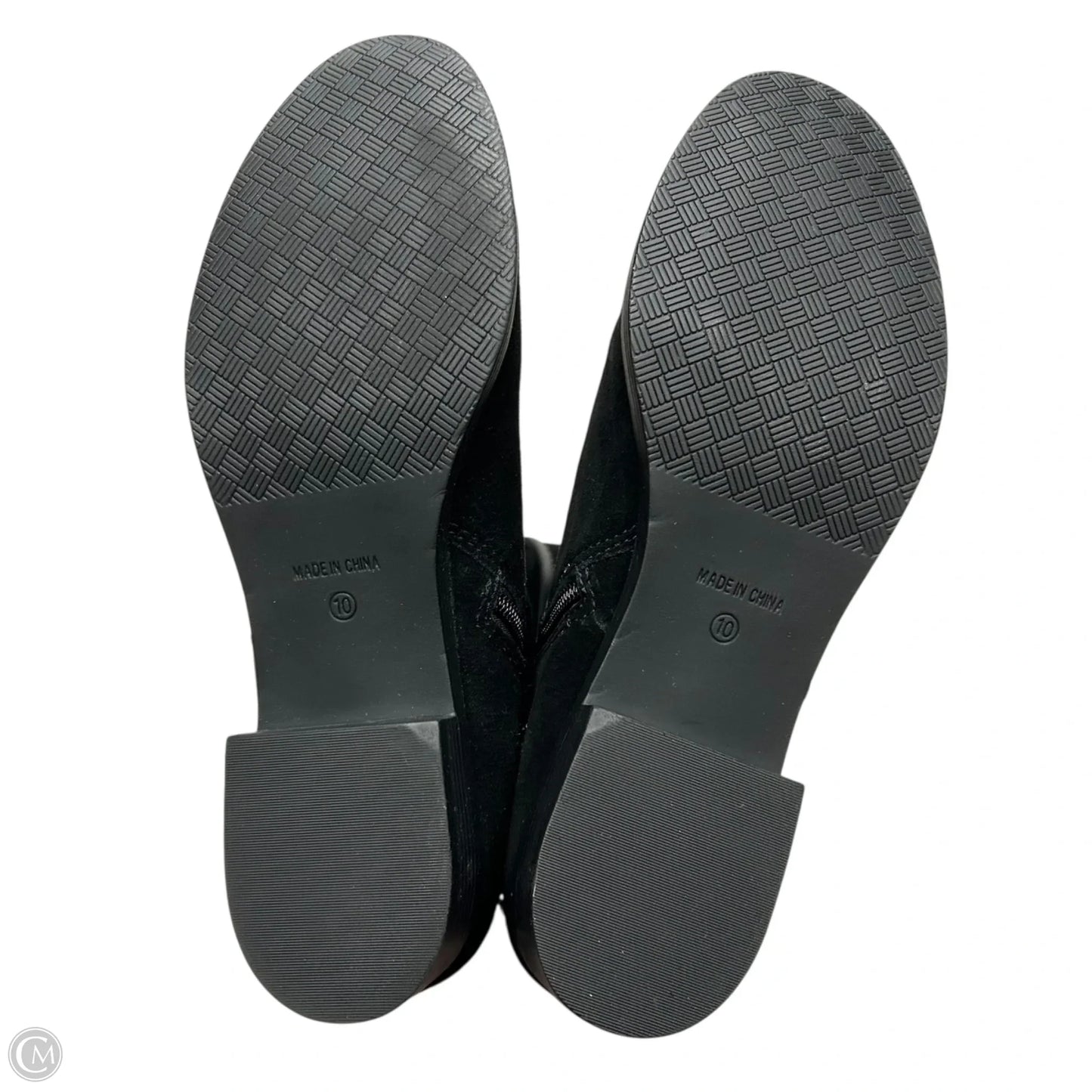 Boots Mid-calf Flats By Nine West In Black, Size: 10