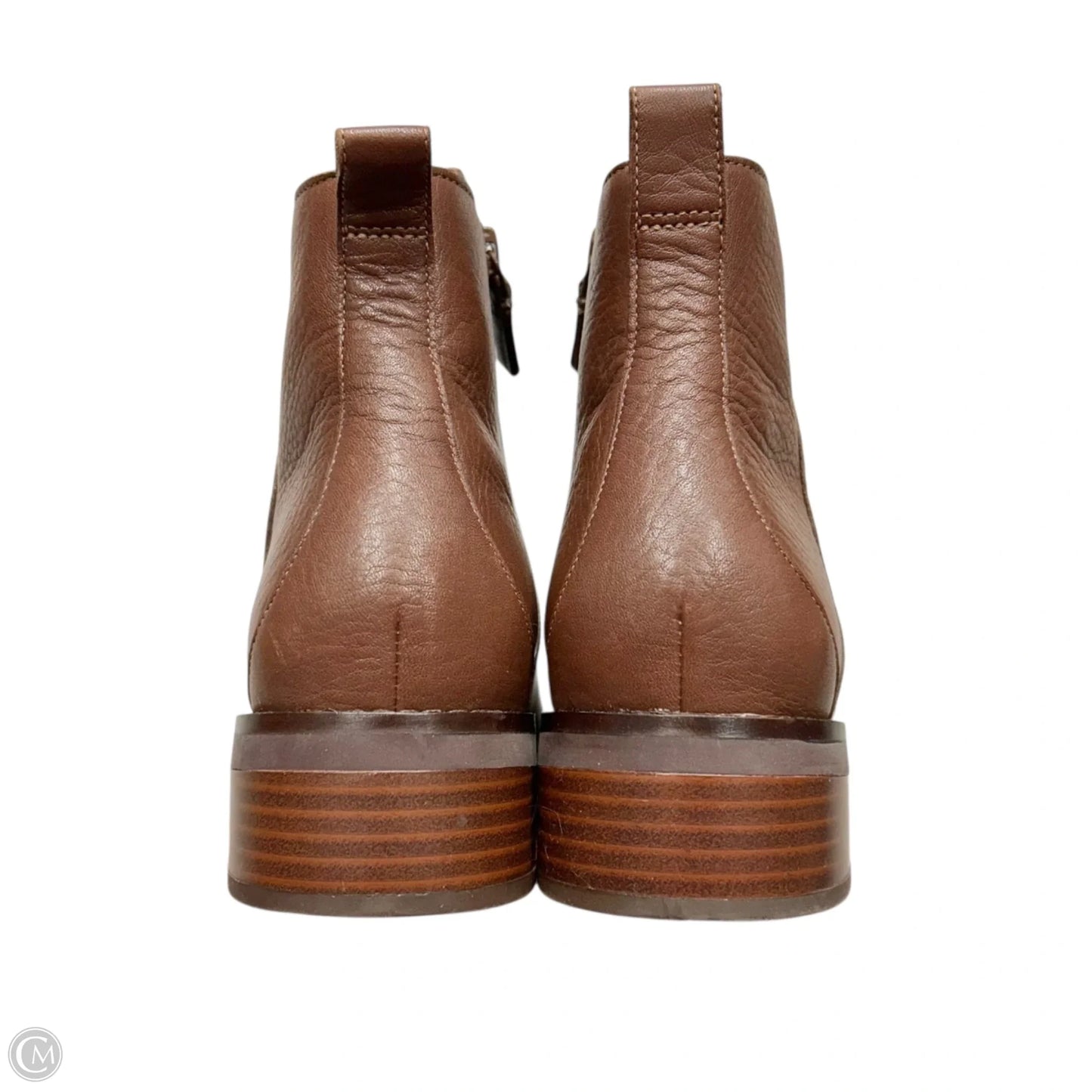 Boots Ankle Heels By Cole-haan In Brown, Size: 8