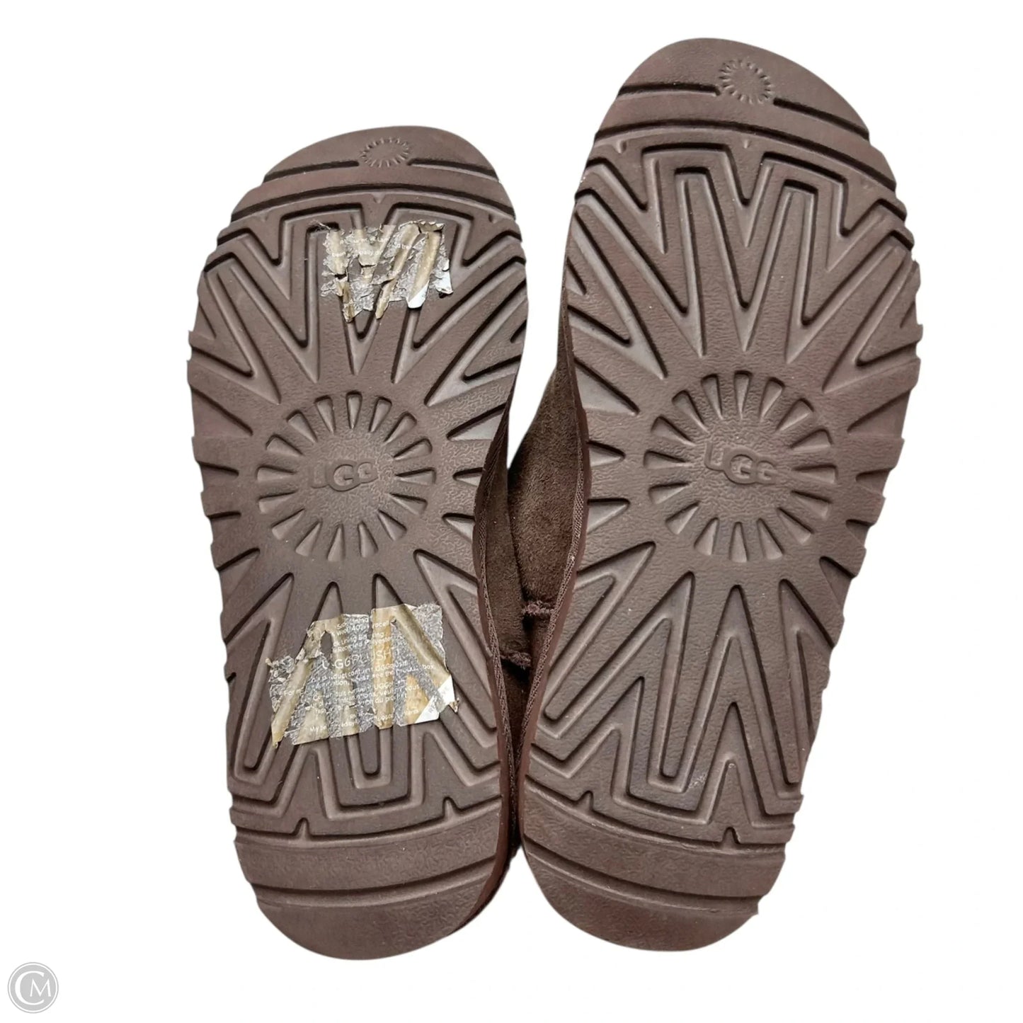 Boots Designer By Ugg In Brown, Size: 8