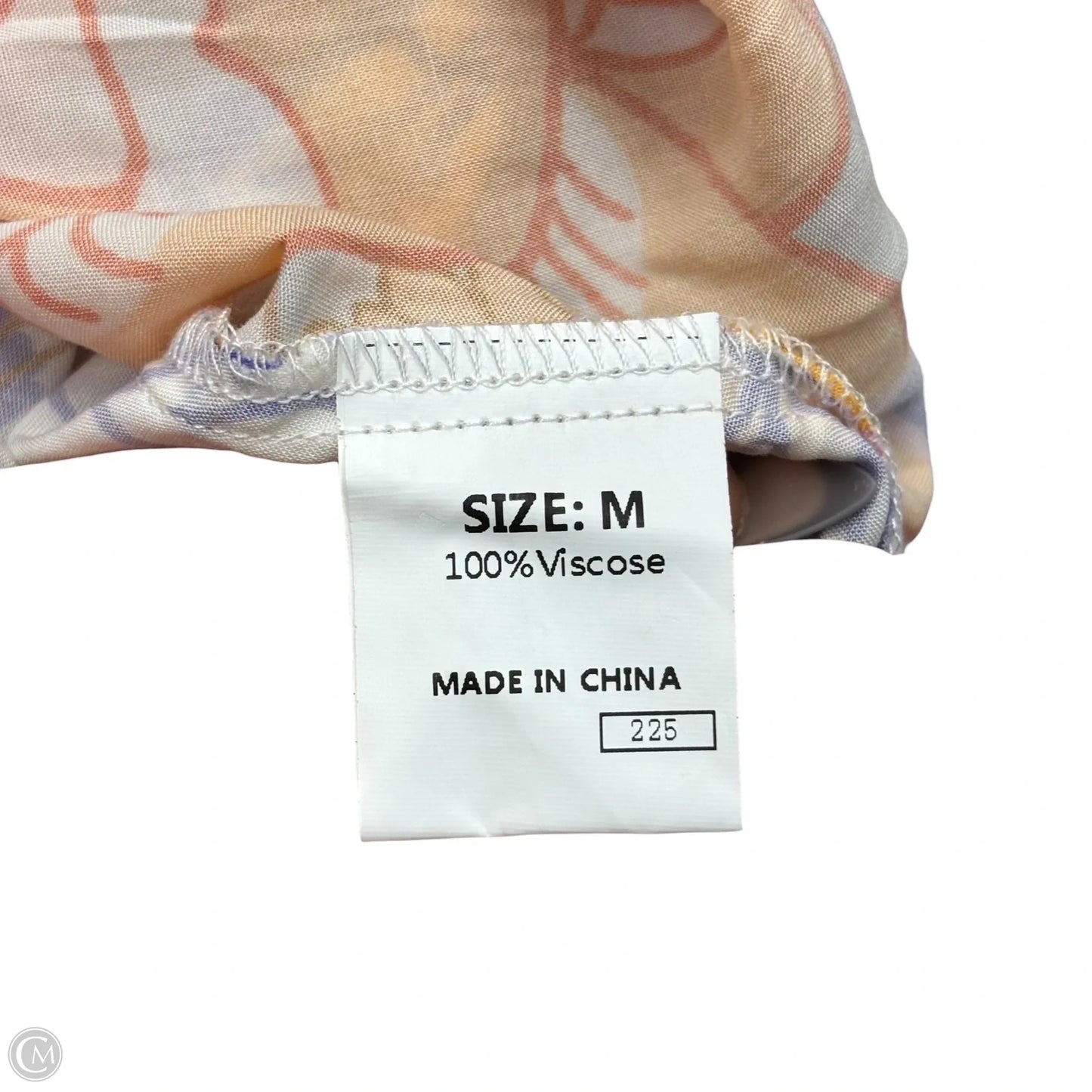 Dress Casual Midi By In Orange & Purple, Size: M