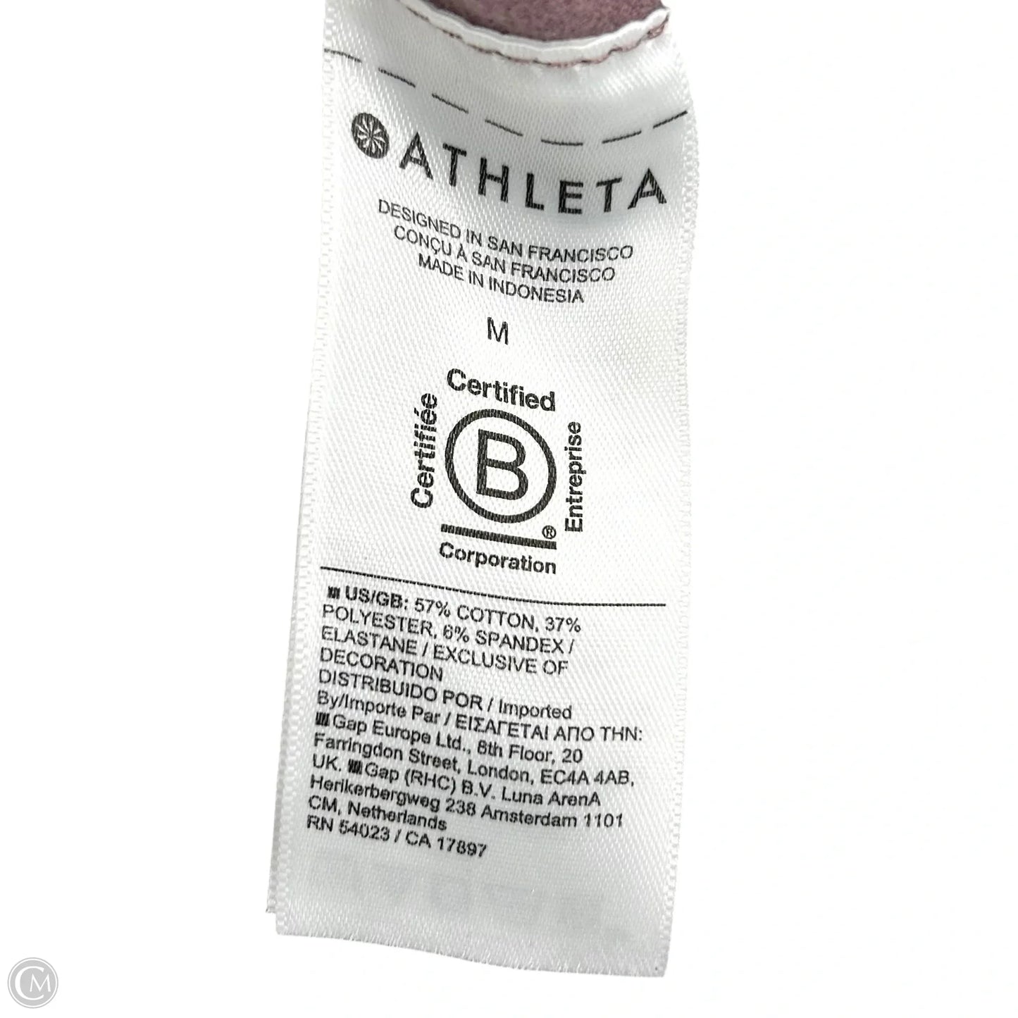 Athletic Sweatshirt Crewneck By Athleta In Purple, Size: M
